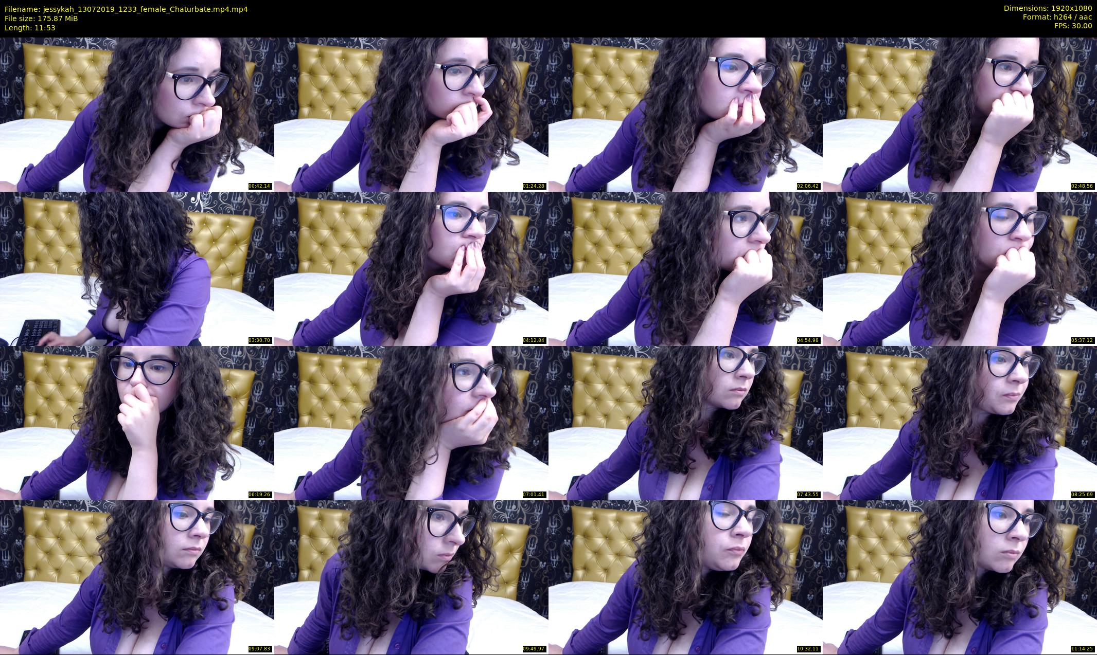 jessykah — 12 minute Chaturbate female cam show recording, 1080p, Jul 13, 2019