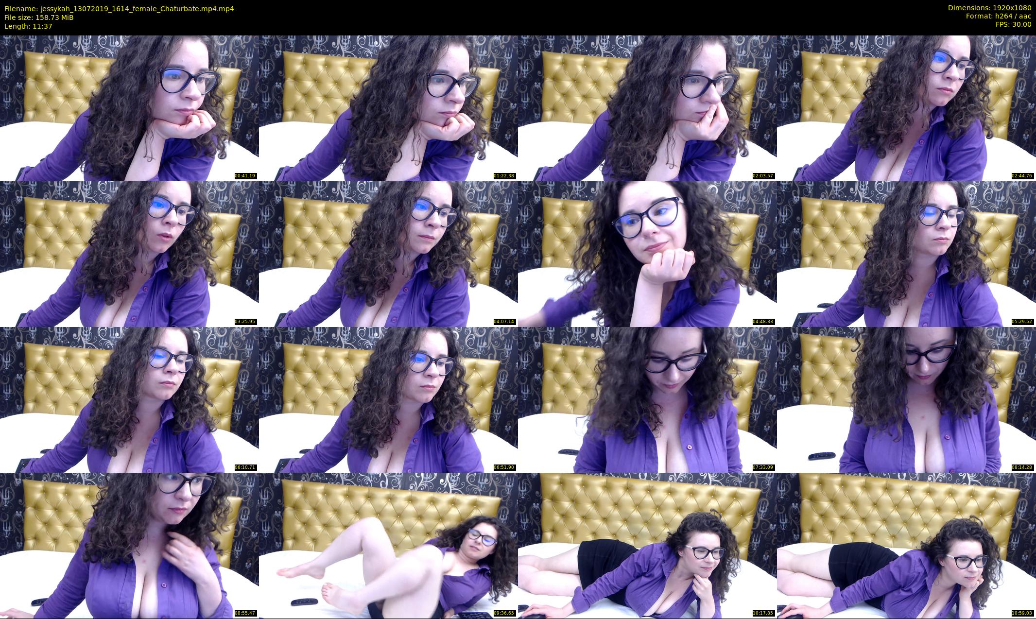 jessykah — 12 minute Chaturbate female cam show recording, 1080p, Jul 13, 2019