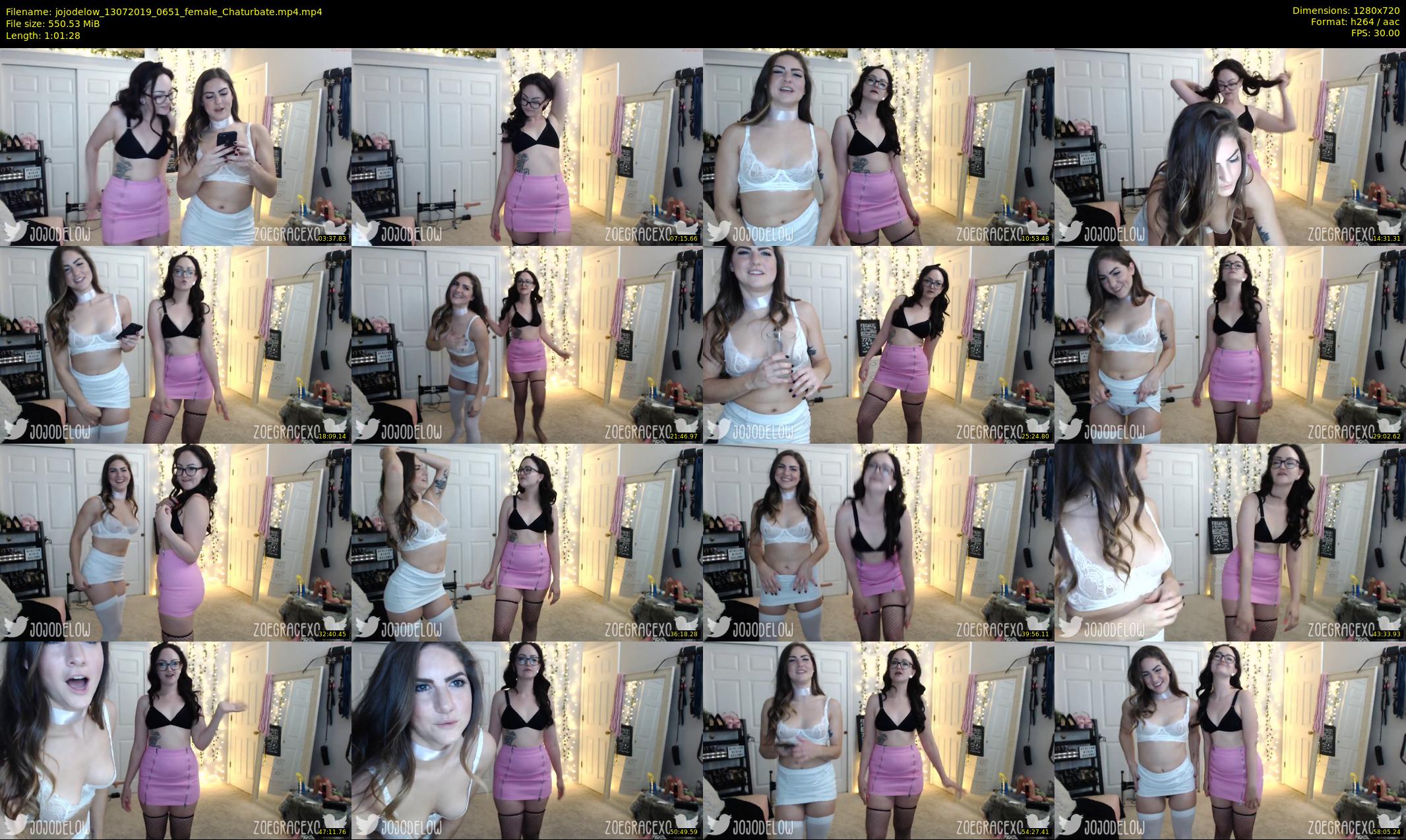 jojodelow — 62 minute Chaturbate female cam show recording, 720p, Jul 13, 2019