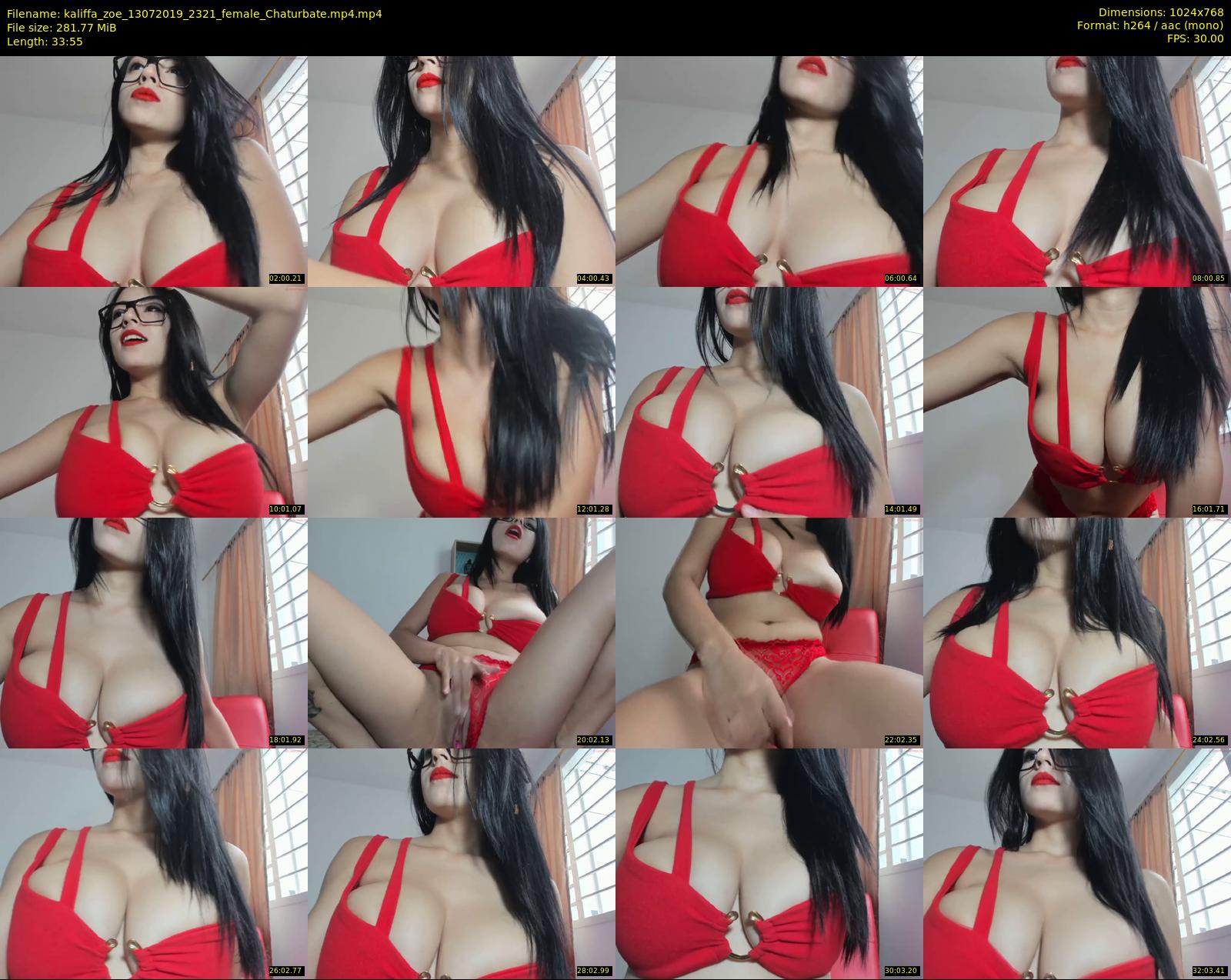 kaliffa_zoe — 34 minute Chaturbate female cam show recording, 720p, Jul 13, 2019