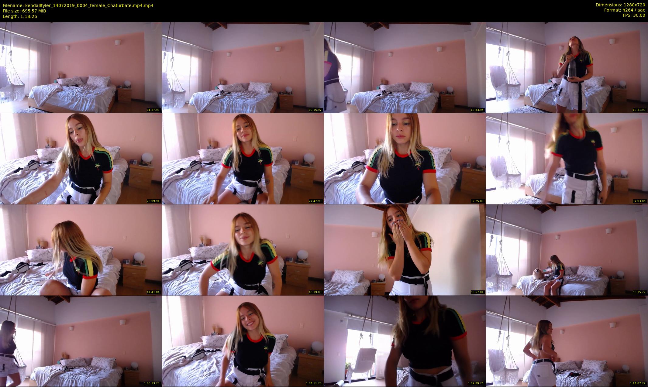 kendalltyler — 79 minute Chaturbate female cam show recording, 720p, Jul 14, 2019