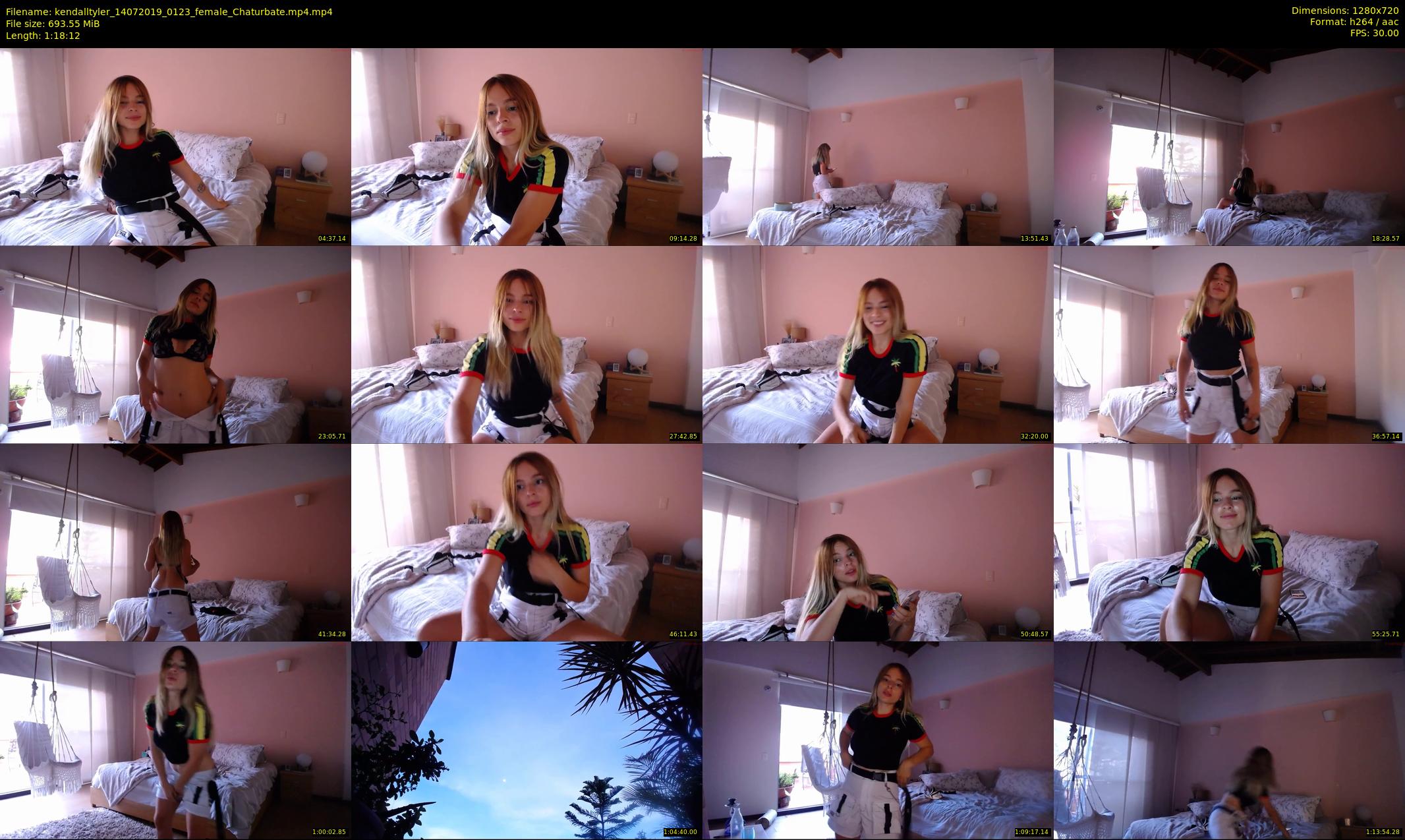 kendalltyler — 79 minute Chaturbate female cam show recording, 720p, Jul 14, 2019
