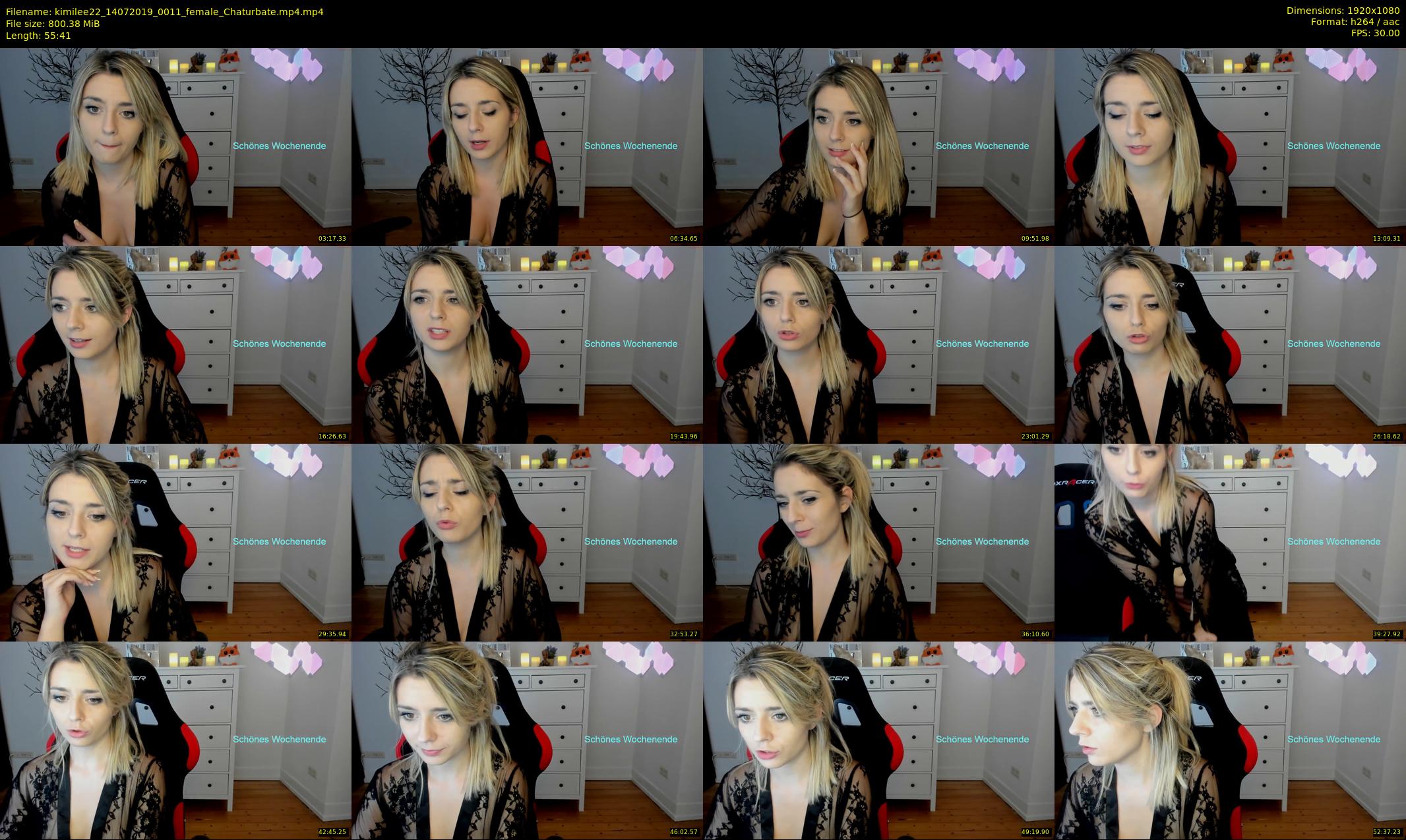 kimilee22 — 56 minute Chaturbate female cam show recording, 1080p, Jul 14, 2019