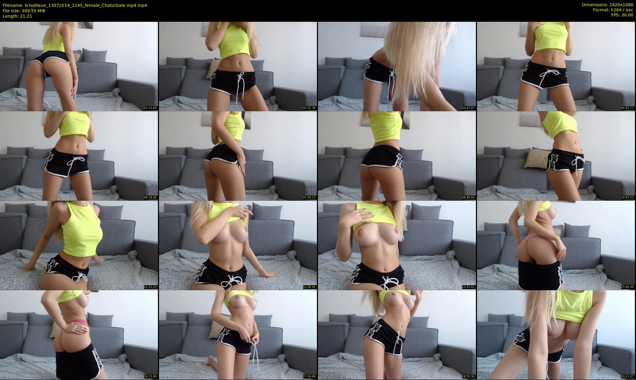 kriss0leoo — 22 minute Chaturbate couple cam show recording, 1080p, Jul 13, 2019