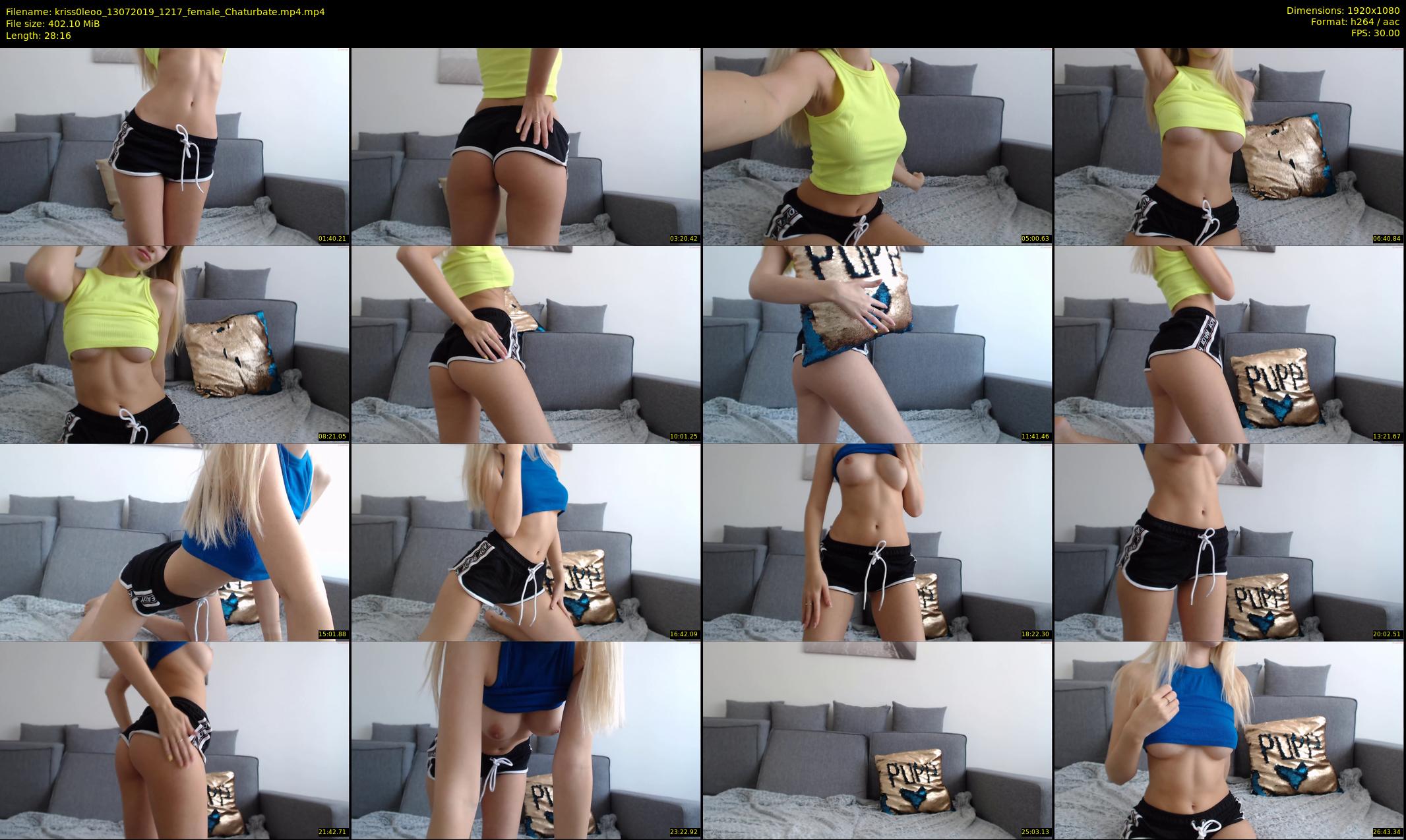 kriss0leoo — 29 minute Chaturbate couple cam show recording, 1080p, Jul 13, 2019