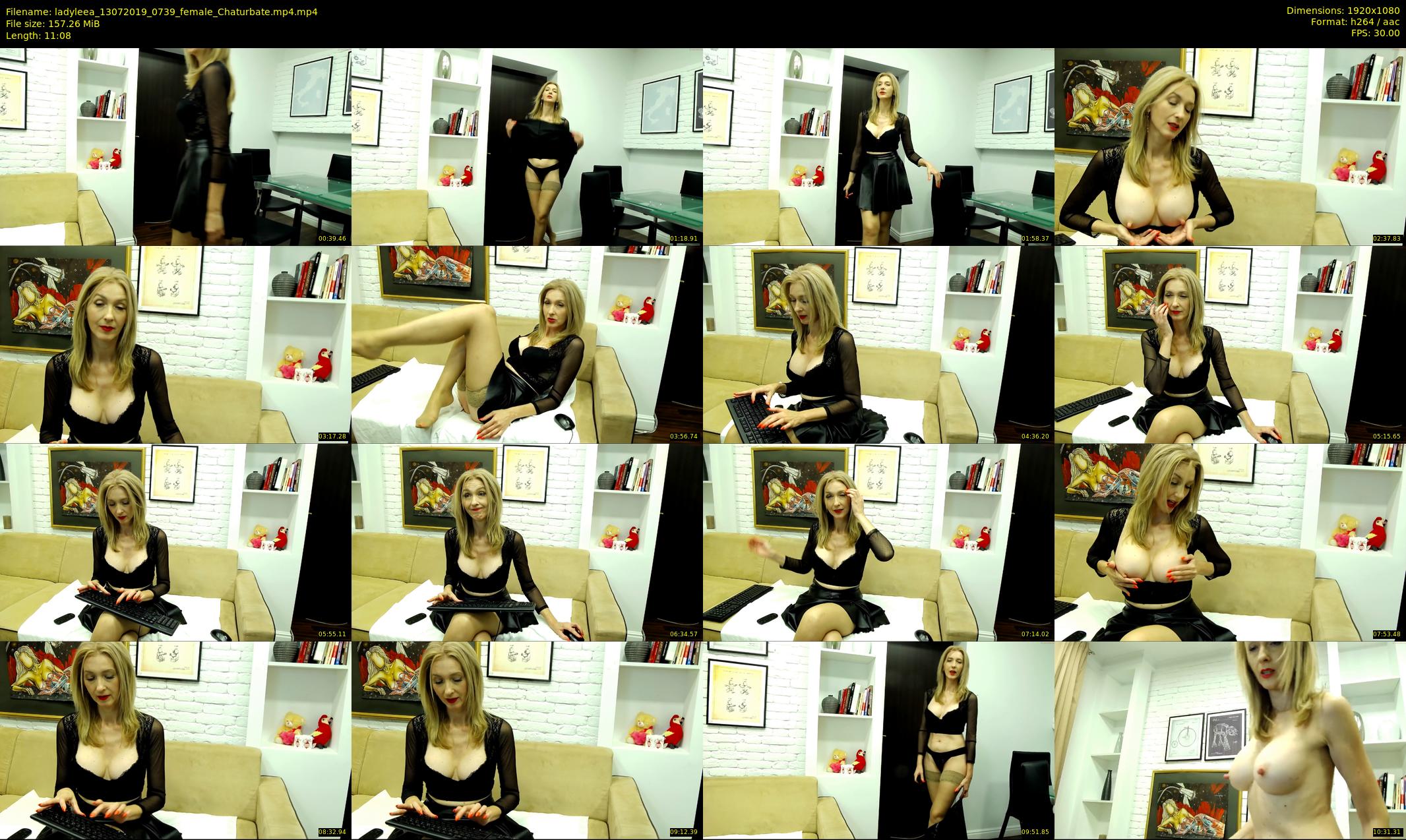 ladyleea — 12 minute Chaturbate female cam show recording, 1080p, Jul 13, 2019