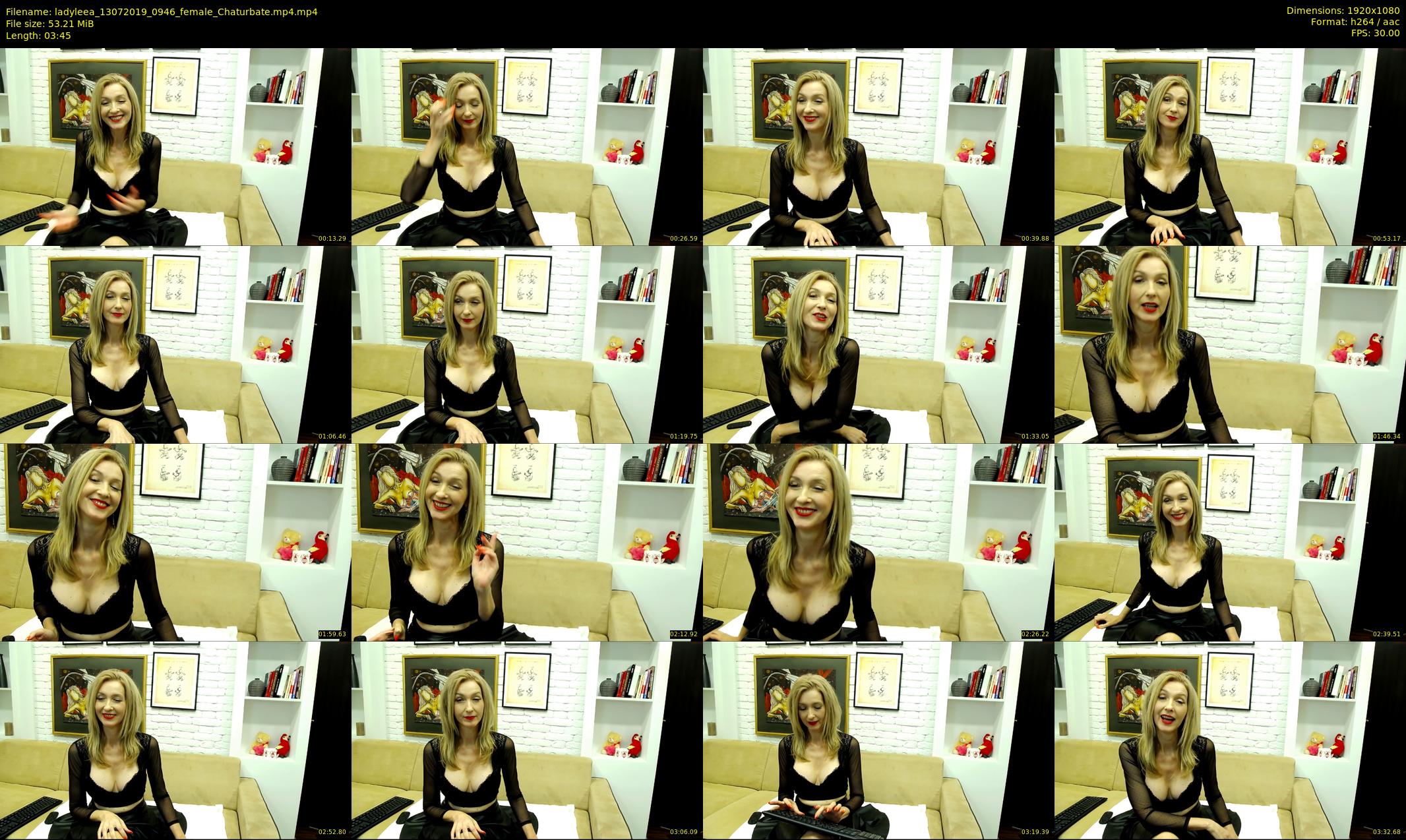 ladyleea — 4 minute Chaturbate female cam show recording, 1080p, Jul 13, 2019
