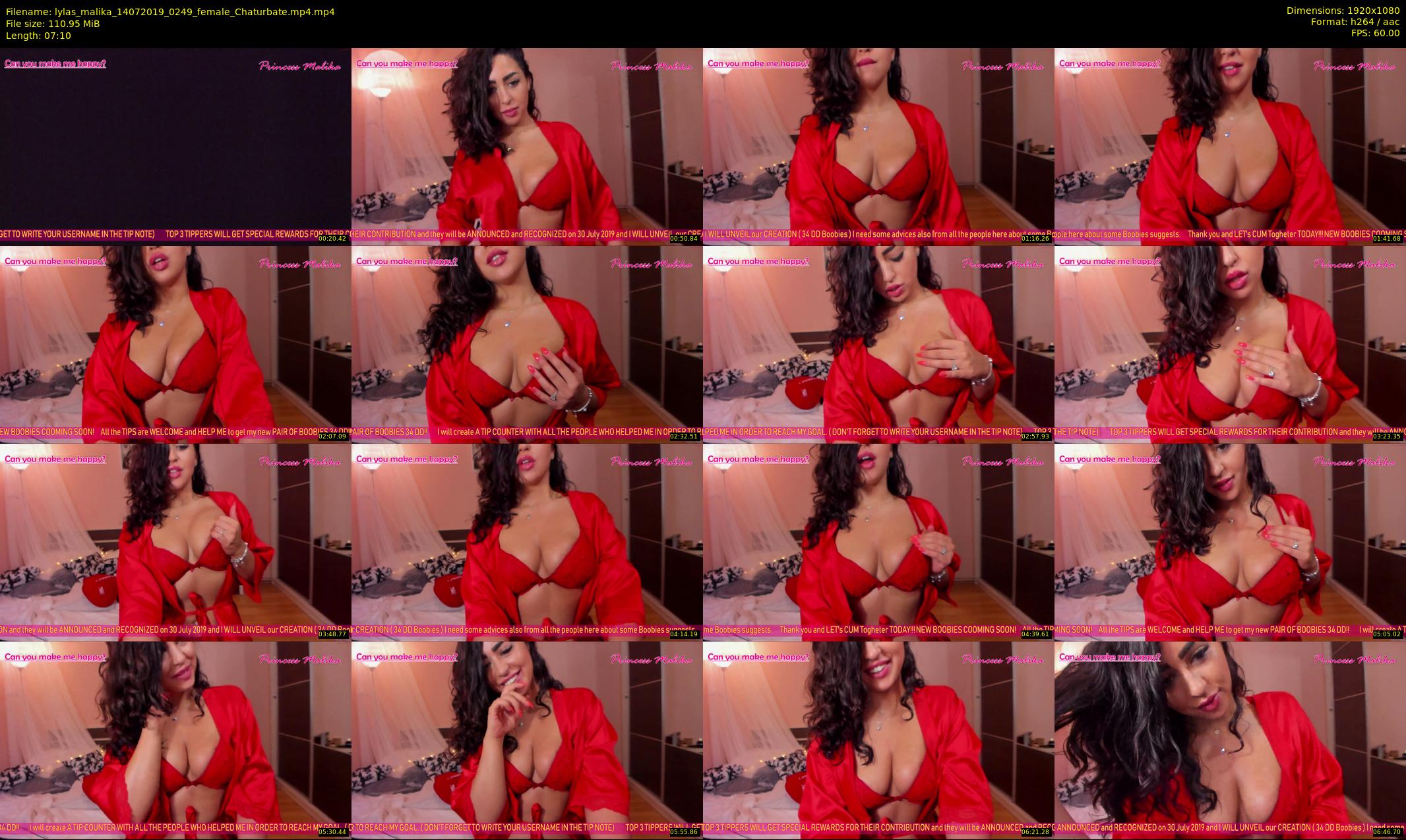 lylas_malika — 8 minute Chaturbate female cam show recording, 1080p, Jul 14, 2019