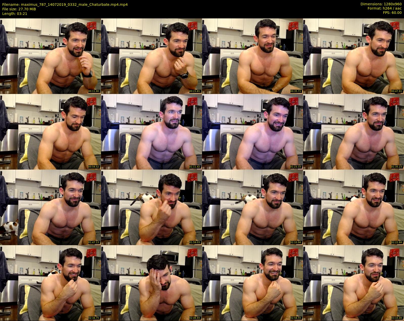 maximus_787 — 4 minute Chaturbate male cam show recording, 720p, Jul 14, 2019