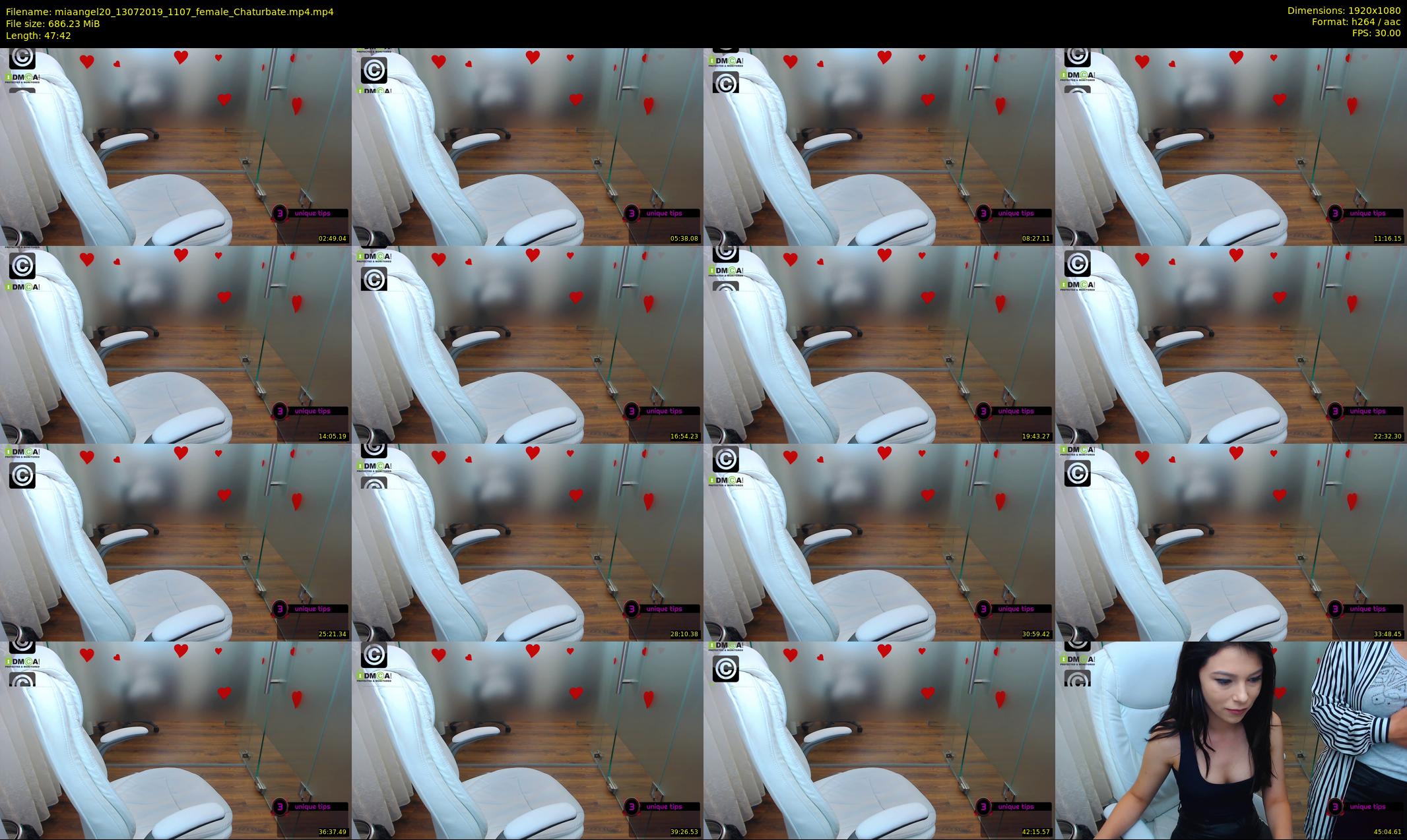 miaangel20 — 48 minute Chaturbate female cam show recording, 1080p, Jul 13, 2019