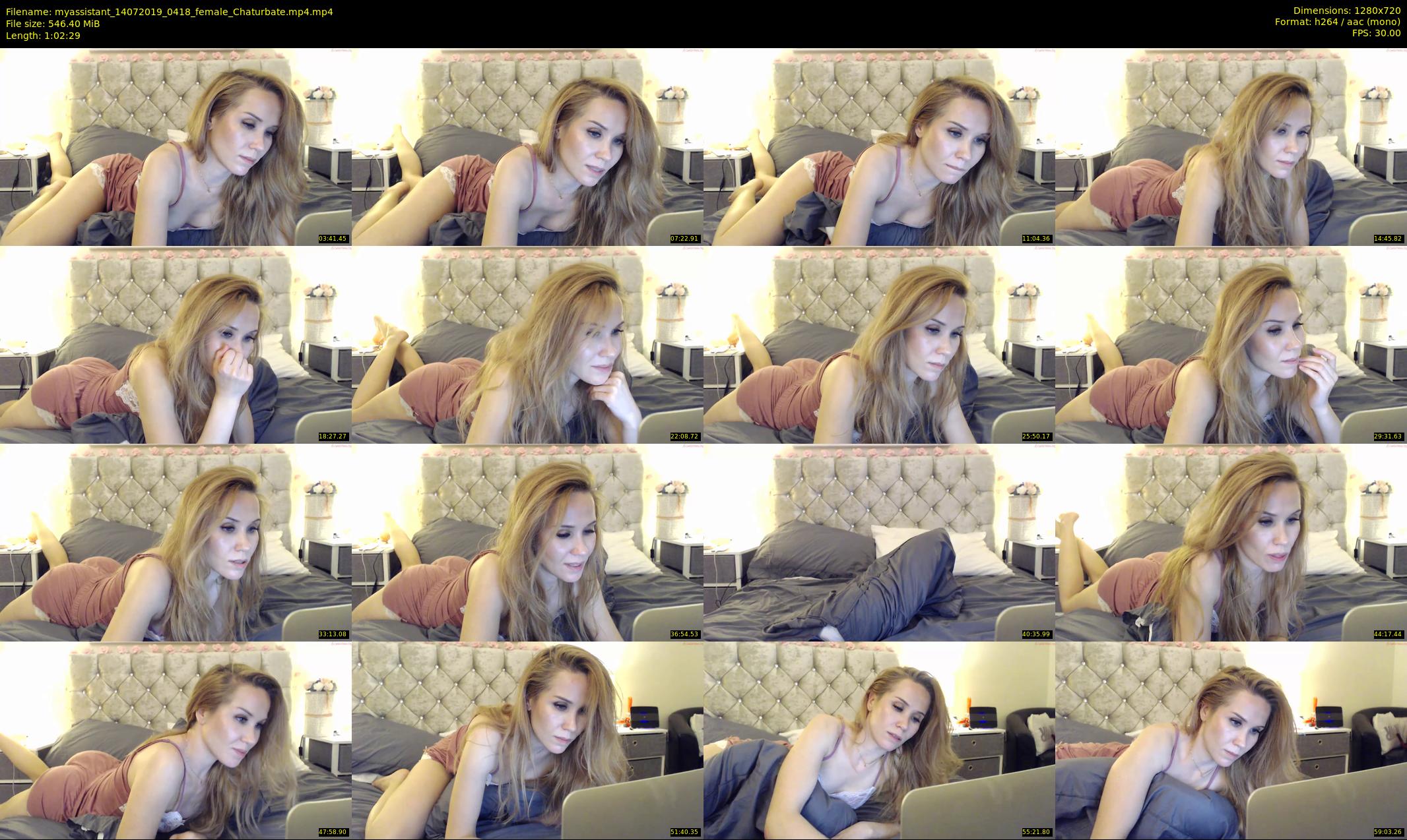 myassistant — 63 minute Chaturbate female cam show recording, 720p, Jul 14, 2019