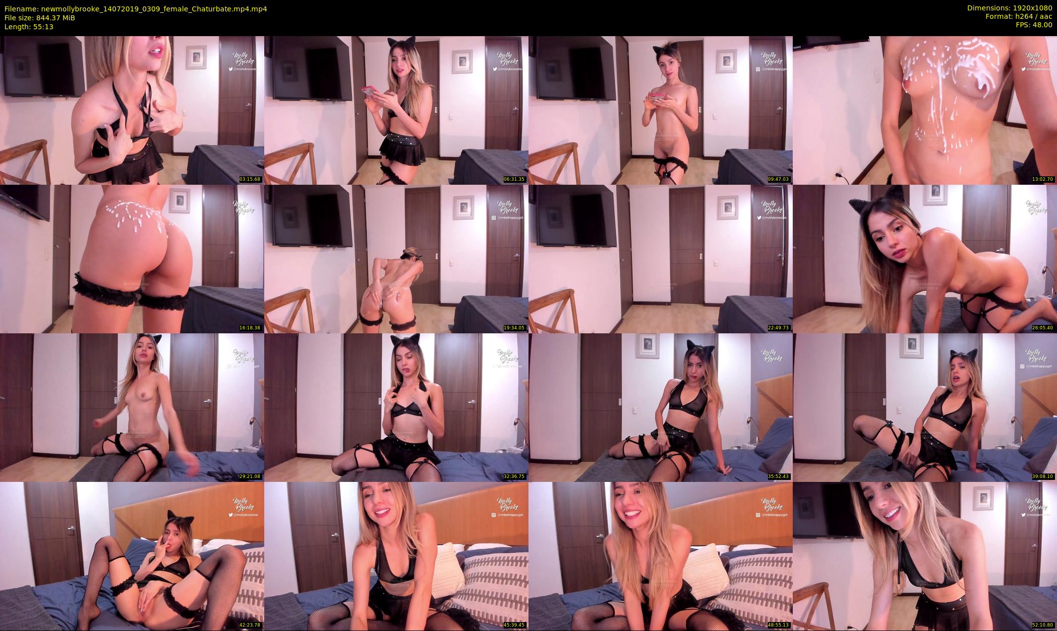 newmollybrooke — 56 minute Chaturbate female cam show recording, 1080p, Jul 14, 2019