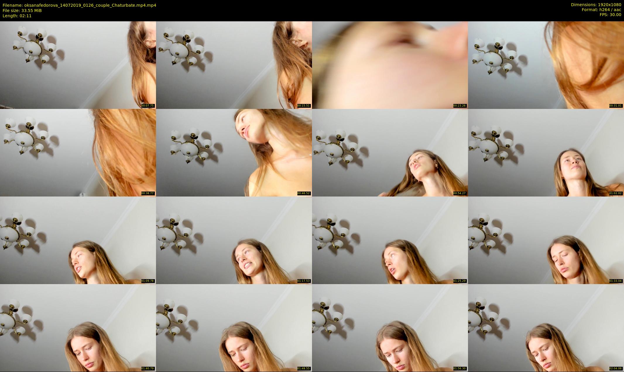 oksanafedorova — 3 minute Chaturbate female cam show recording, 1080p, Jul 14, 2019
