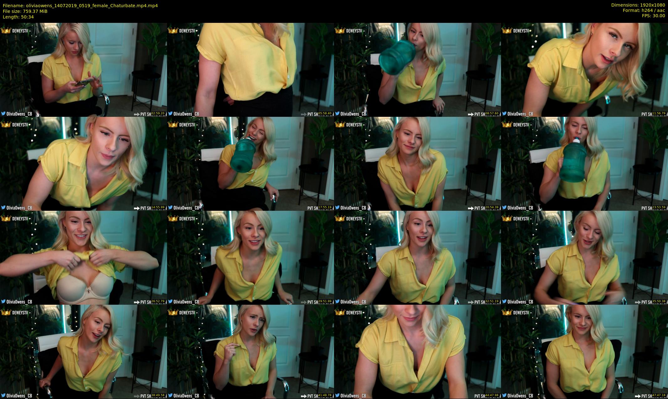 oliviaowens — 51 minute Chaturbate female cam show recording, 1080p, Jul 14, 2019