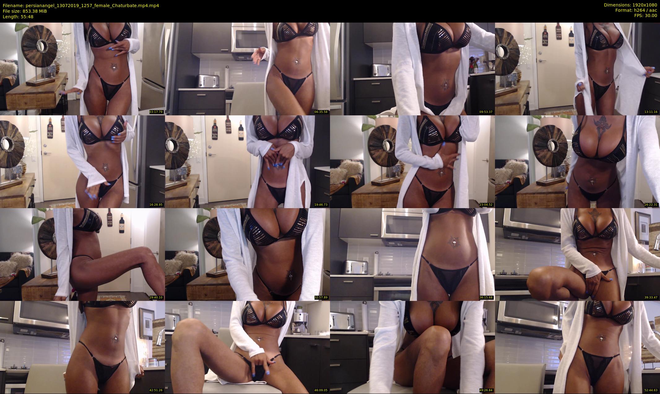 persianangel — 56 minute Chaturbate female cam show recording, 1080p, Jul 13, 2019