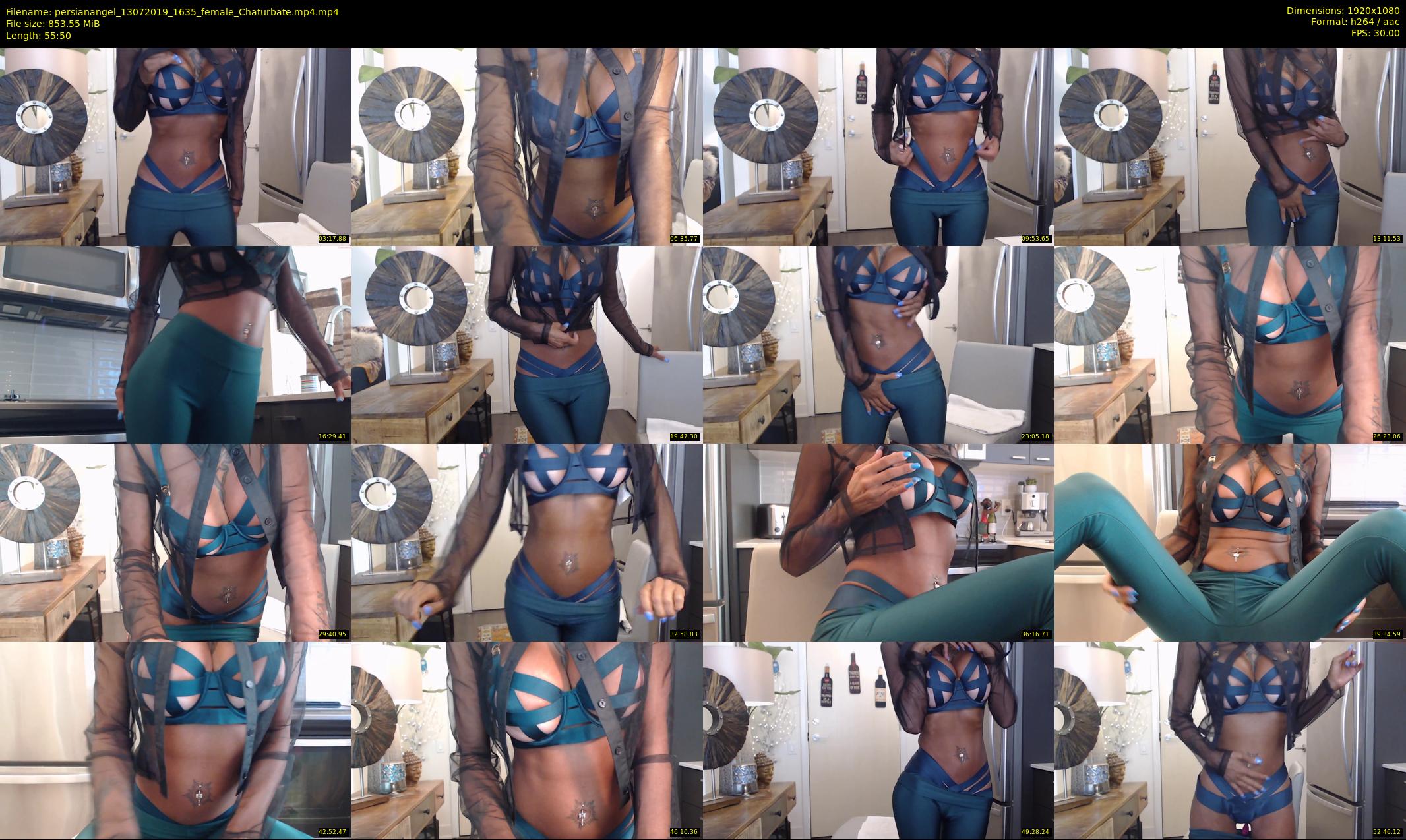 persianangel — 56 minute Chaturbate female cam show recording, 1080p, Jul 13, 2019