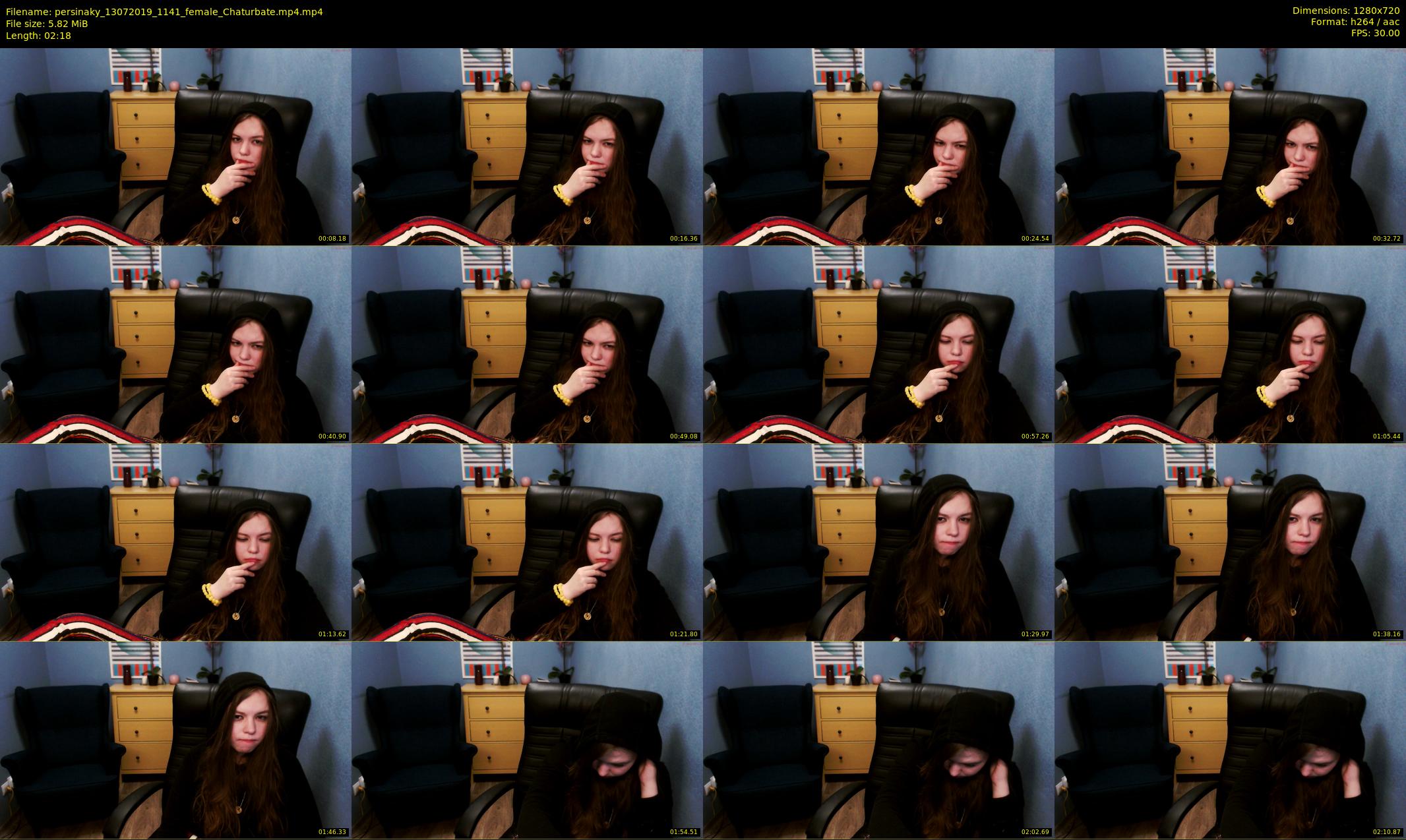 persinaky — 3 minute Chaturbate female cam show recording, 720p, Jul 13, 2019