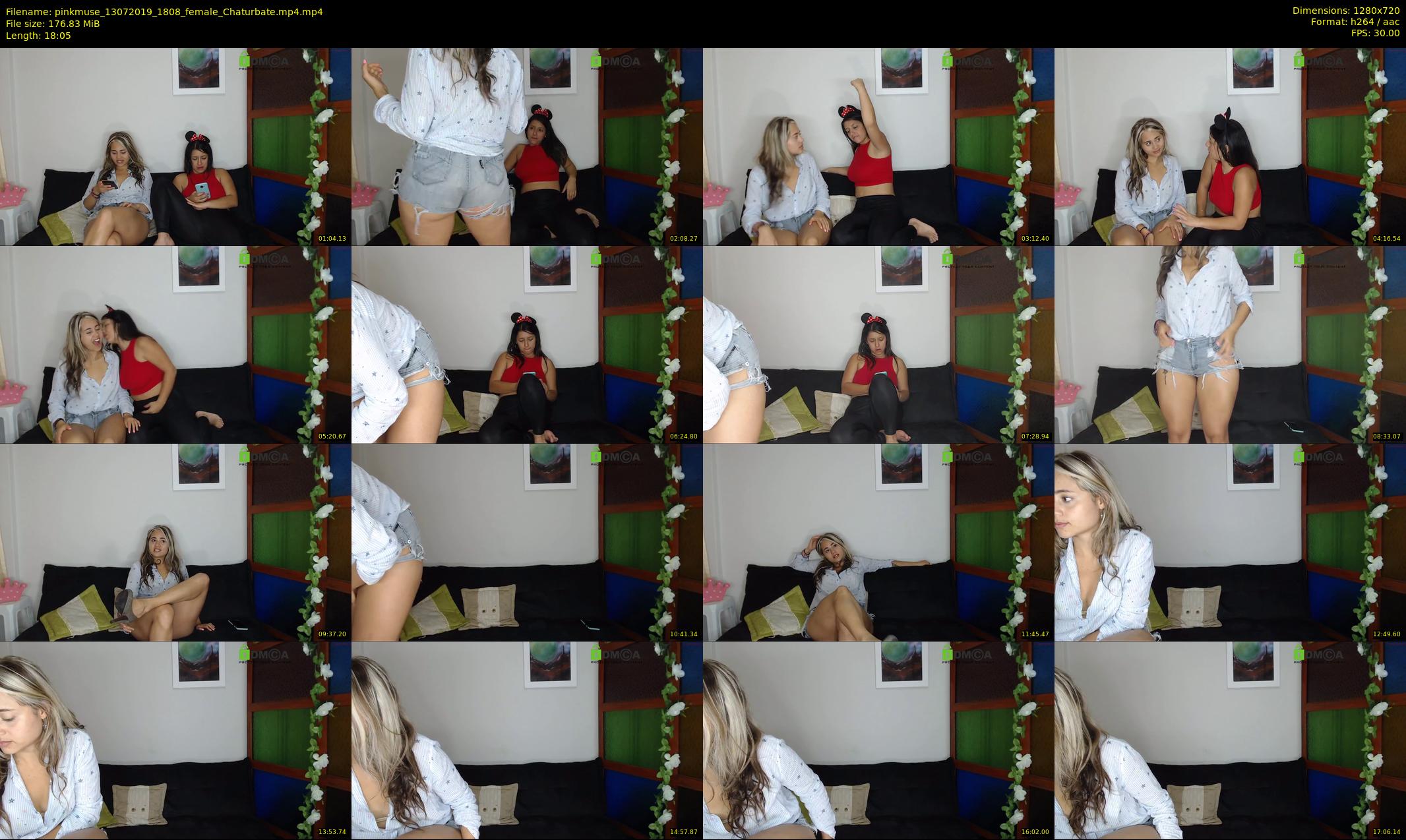 pinkmuse — 19 minute Chaturbate couple cam show recording, 720p, Jul 13, 2019