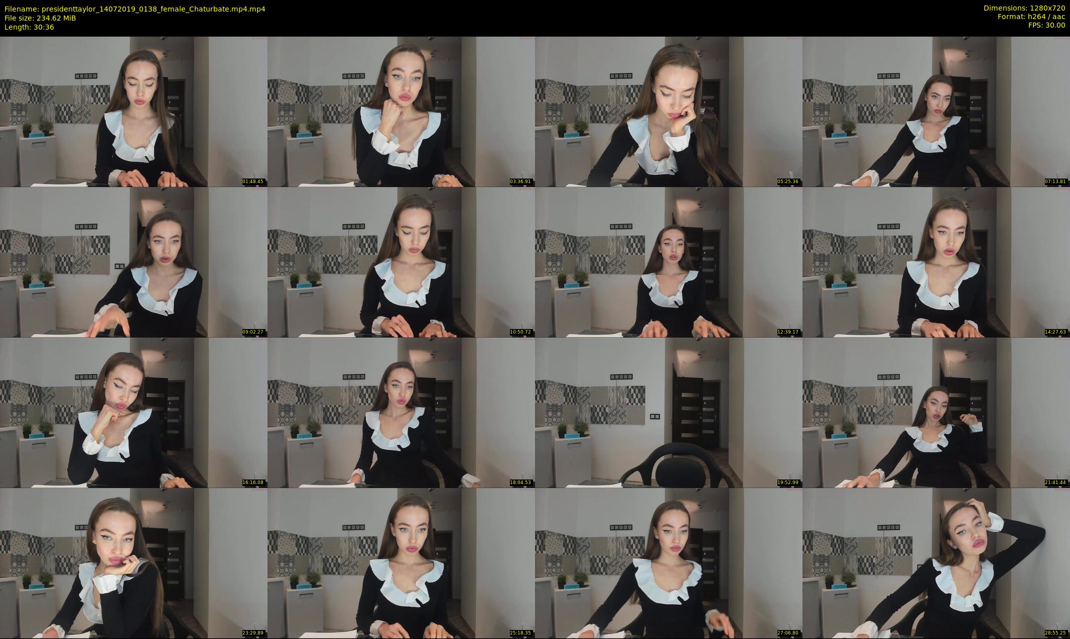 presidenttaylor — 31 minute Chaturbate female cam show recording, 720p, Jul 14, 2019