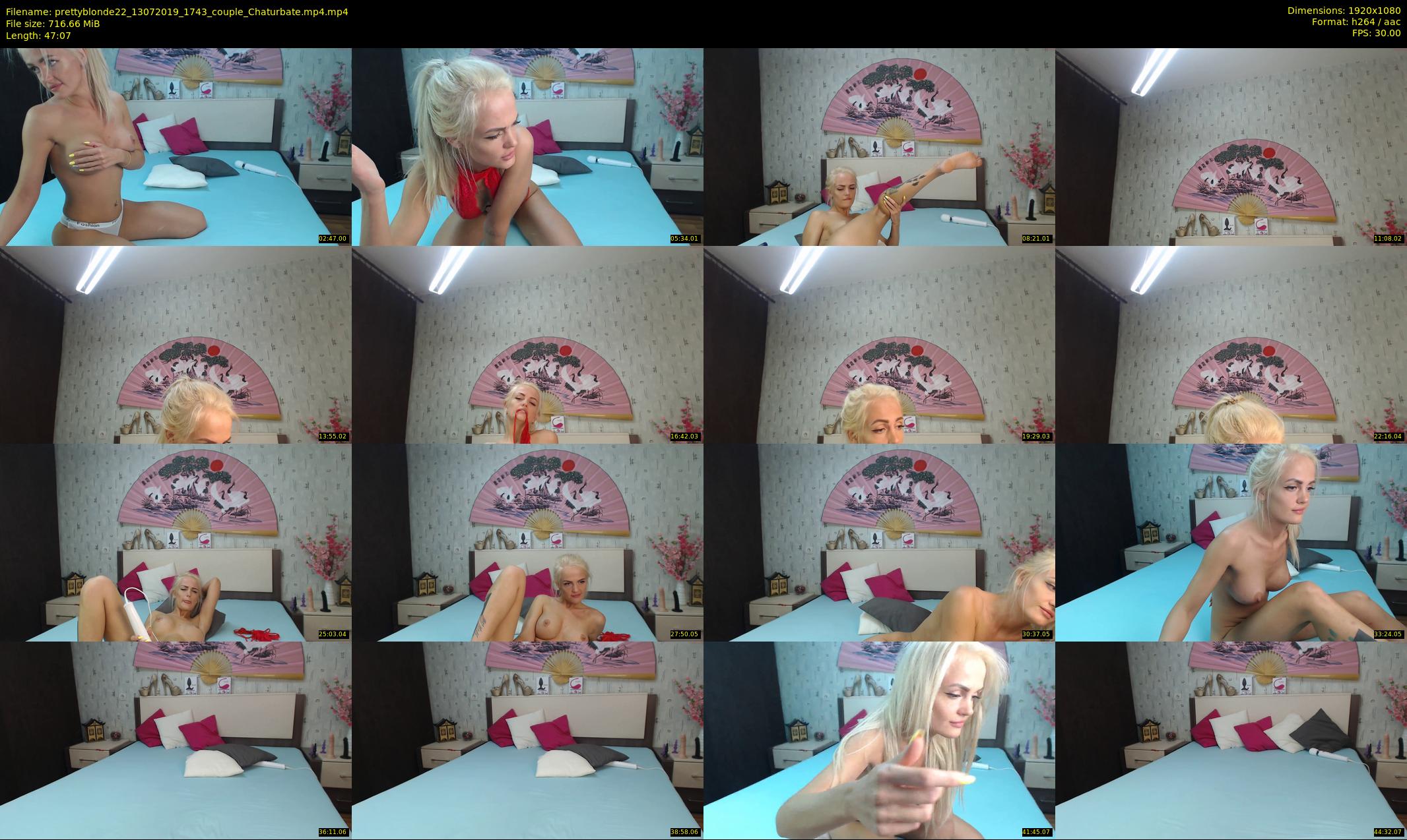 prettyblonde22 — 48 minute Chaturbate female cam show recording, 1080p, Jul 13, 2019