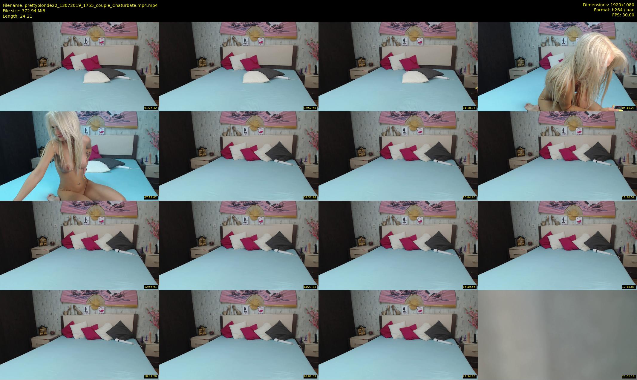 prettyblonde22 — 25 minute Chaturbate female cam show recording, 1080p, Jul 13, 2019