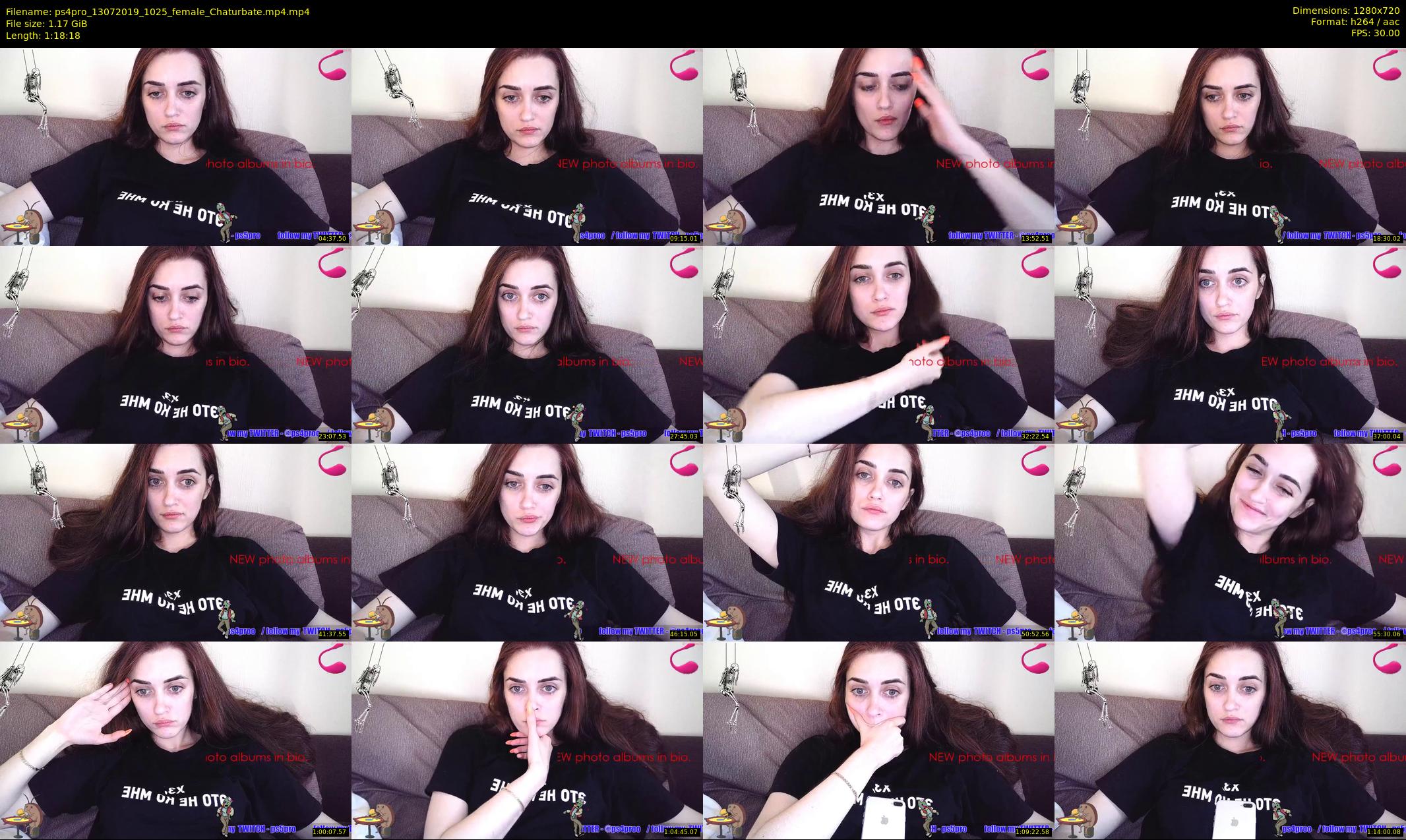 ps4pro — 79 minute Chaturbate female cam show recording, 720p, Jul 13, 2019