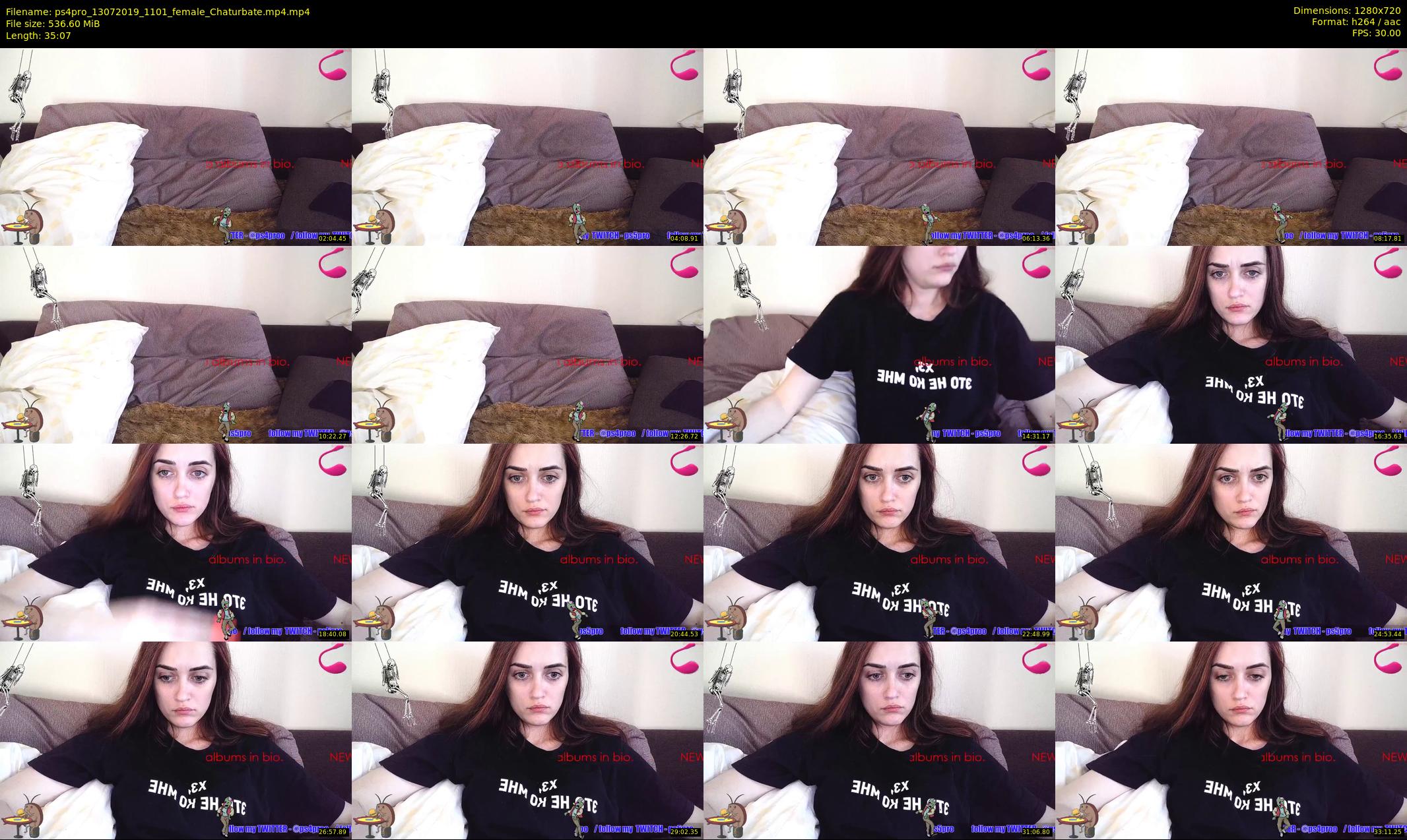 ps4pro — 36 minute Chaturbate female cam show recording, 720p, Jul 13, 2019