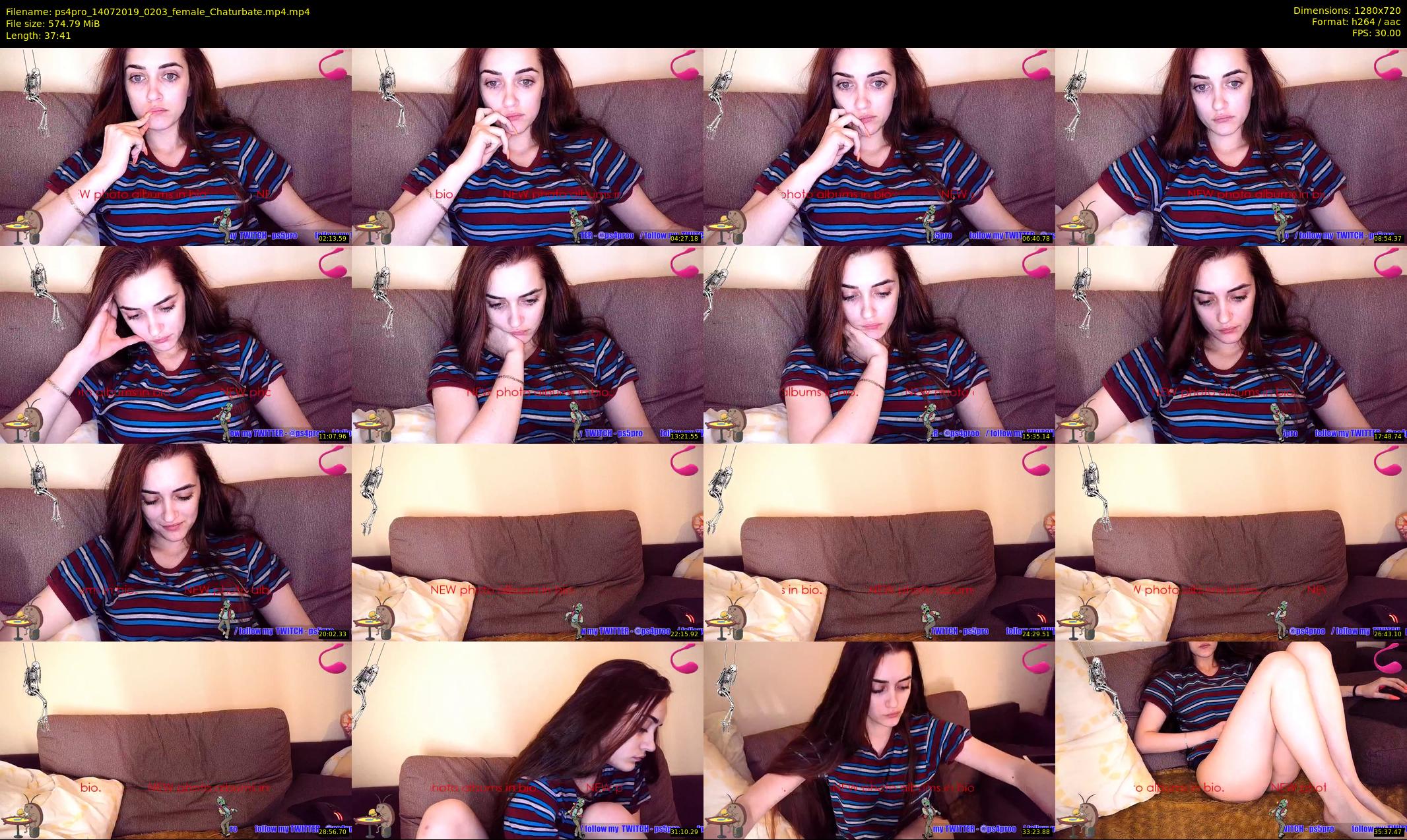 ps4pro — 38 minute Chaturbate female cam show recording, 720p, Jul 14, 2019