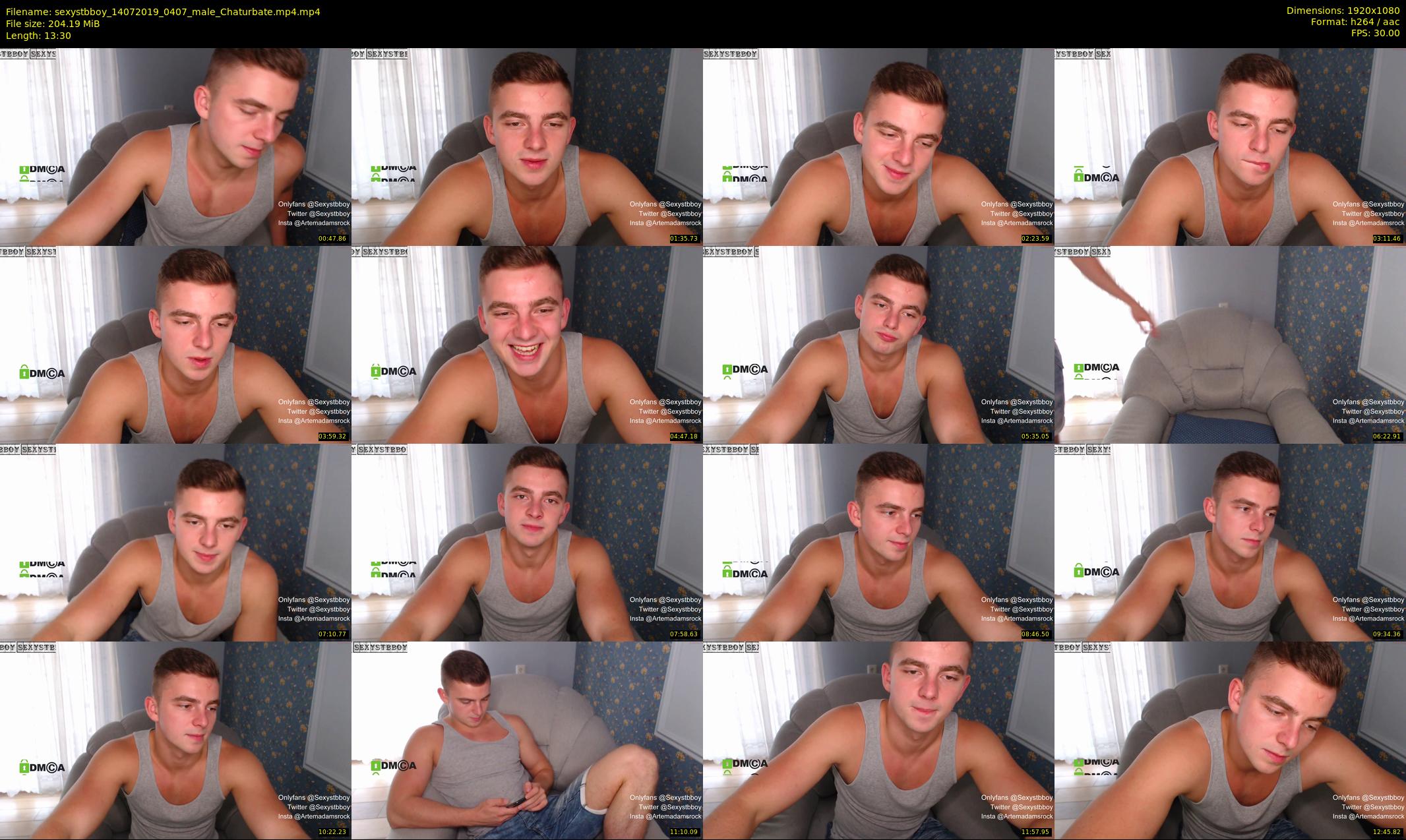 sexystbboy — 14 minute Chaturbate male cam show recording, 1080p, Jul 14, 2019