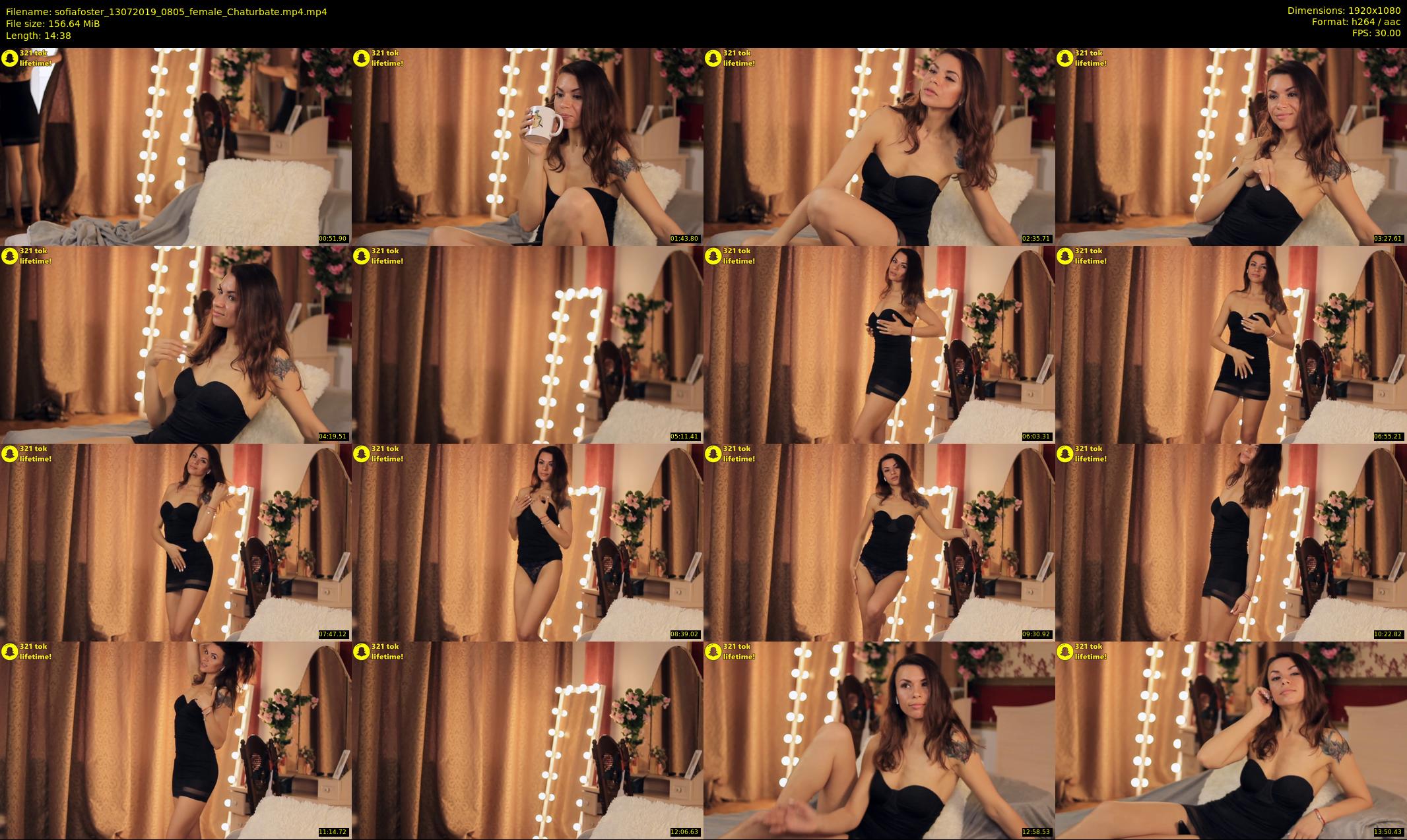 sofiafoster — 15 minute Chaturbate female cam show recording, 1080p, Jul 13, 2019