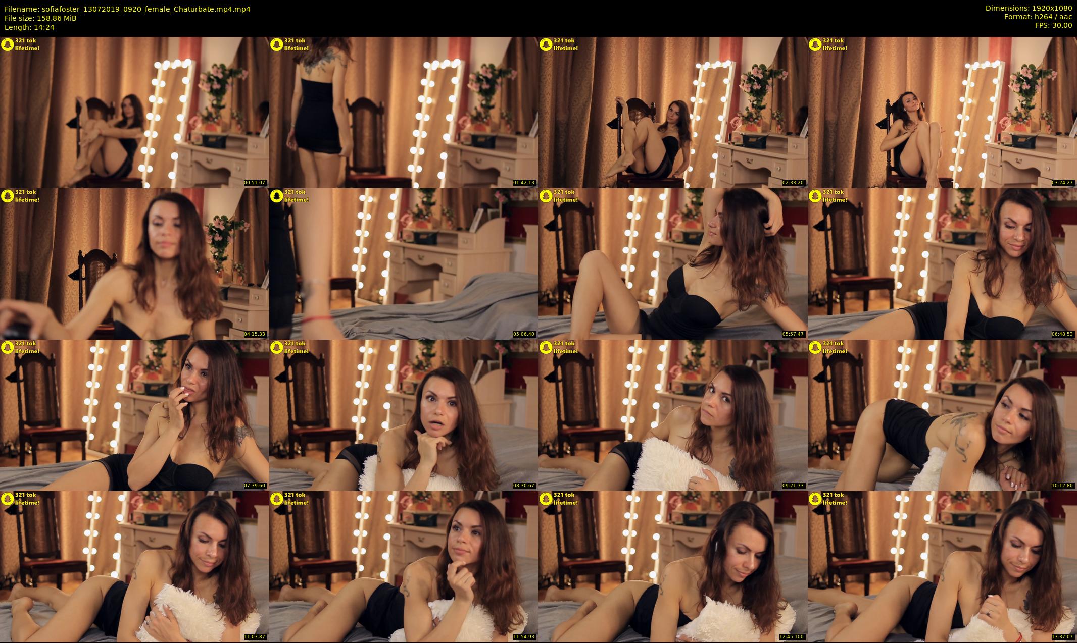 sofiafoster — 15 minute Chaturbate female cam show recording, 1080p, Jul 13, 2019