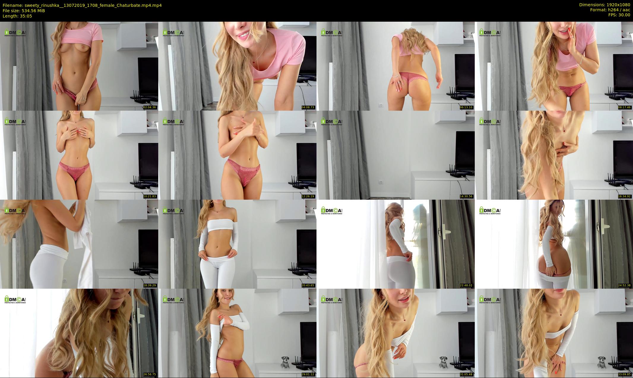 sweety_rinushka_ — 36 minute Chaturbate female cam show recording, 1080p, Jul 13, 2019