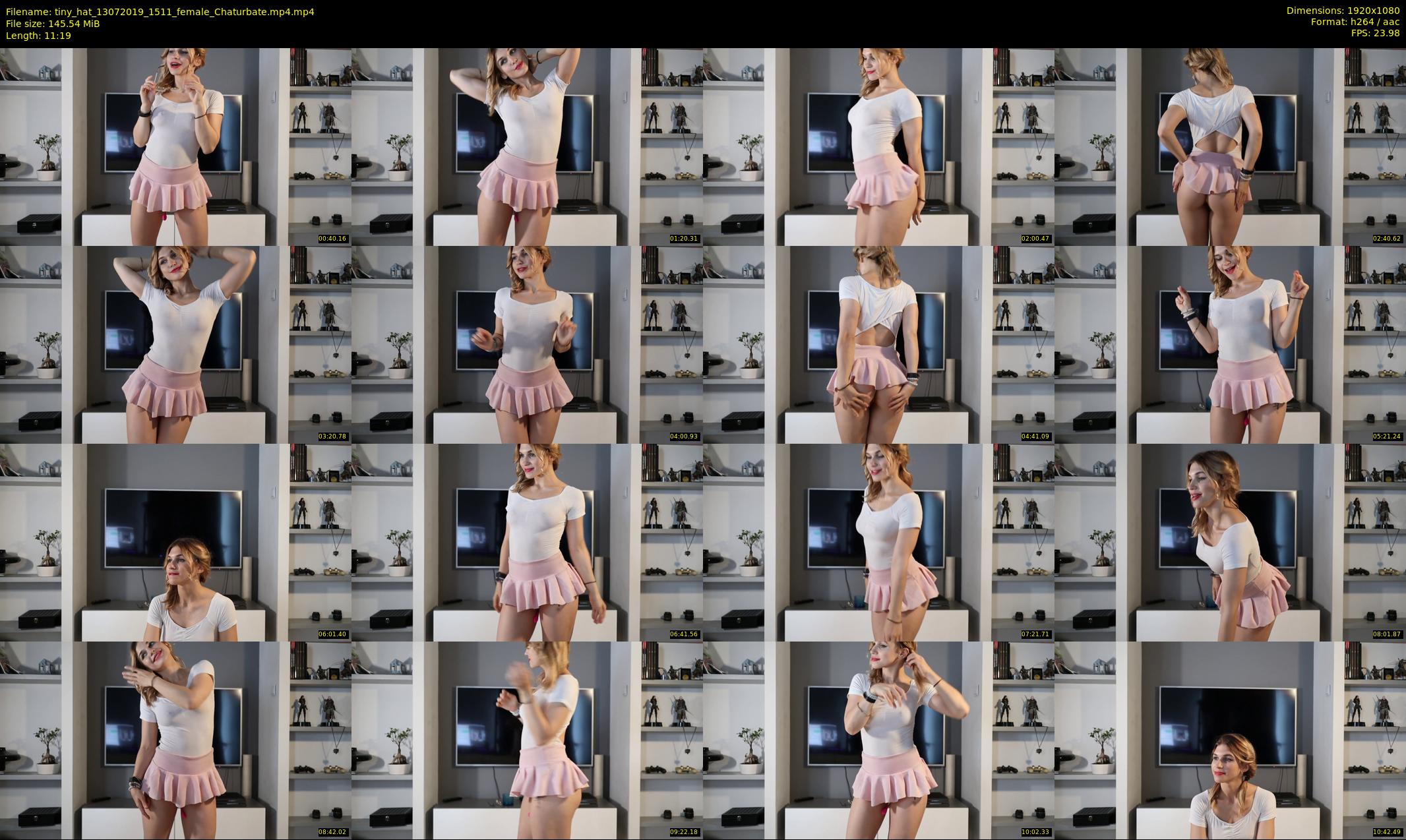 tiny_hat — 12 minute Chaturbate female cam show recording, 1080p, Jul 13, 2019