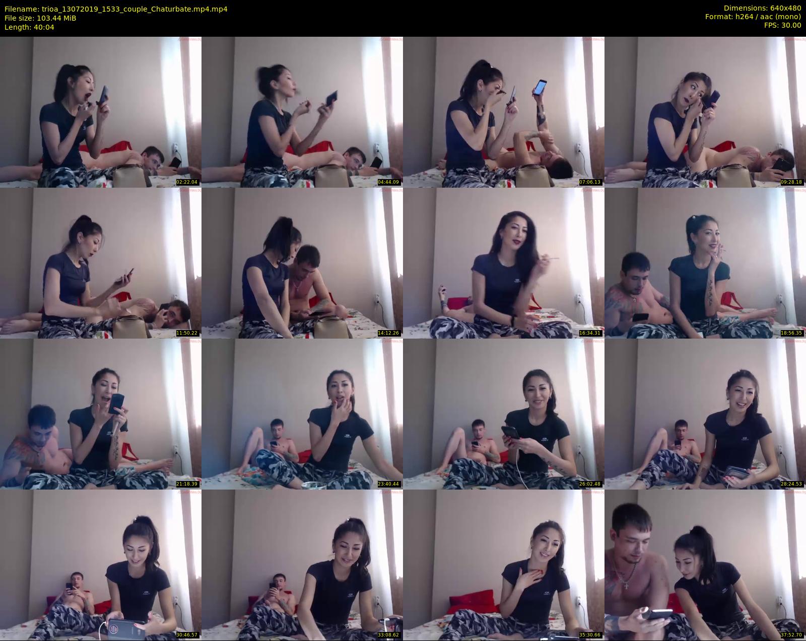 trioa — 41 minute Chaturbate couple cam show recording, 480p, Jul 13, 2019