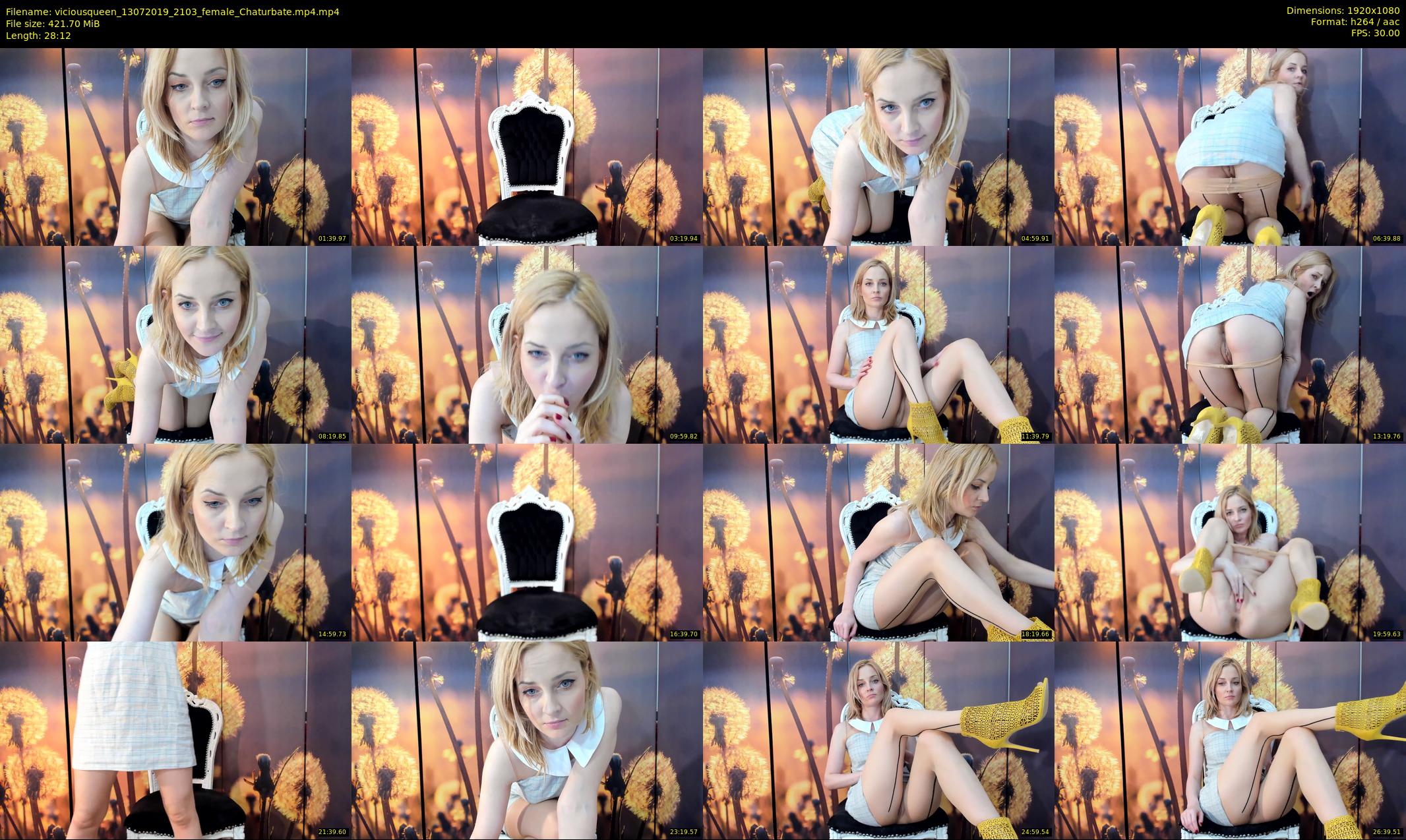 viciousqueen — 29 minute Chaturbate female cam show recording, 1080p, Jul 13, 2019