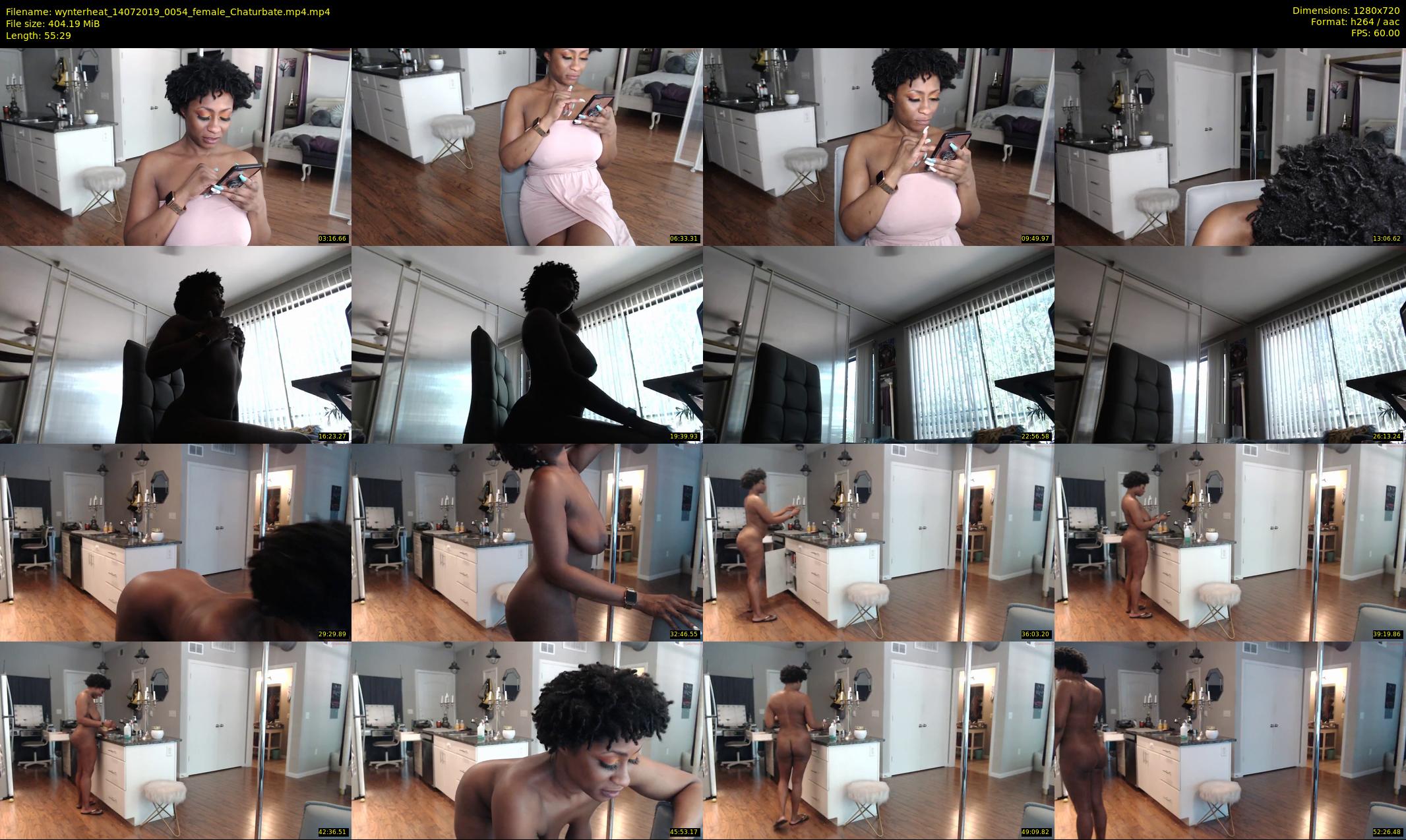wynterheat — 56 minute Chaturbate female cam show recording, 720p, Jul 14, 2019