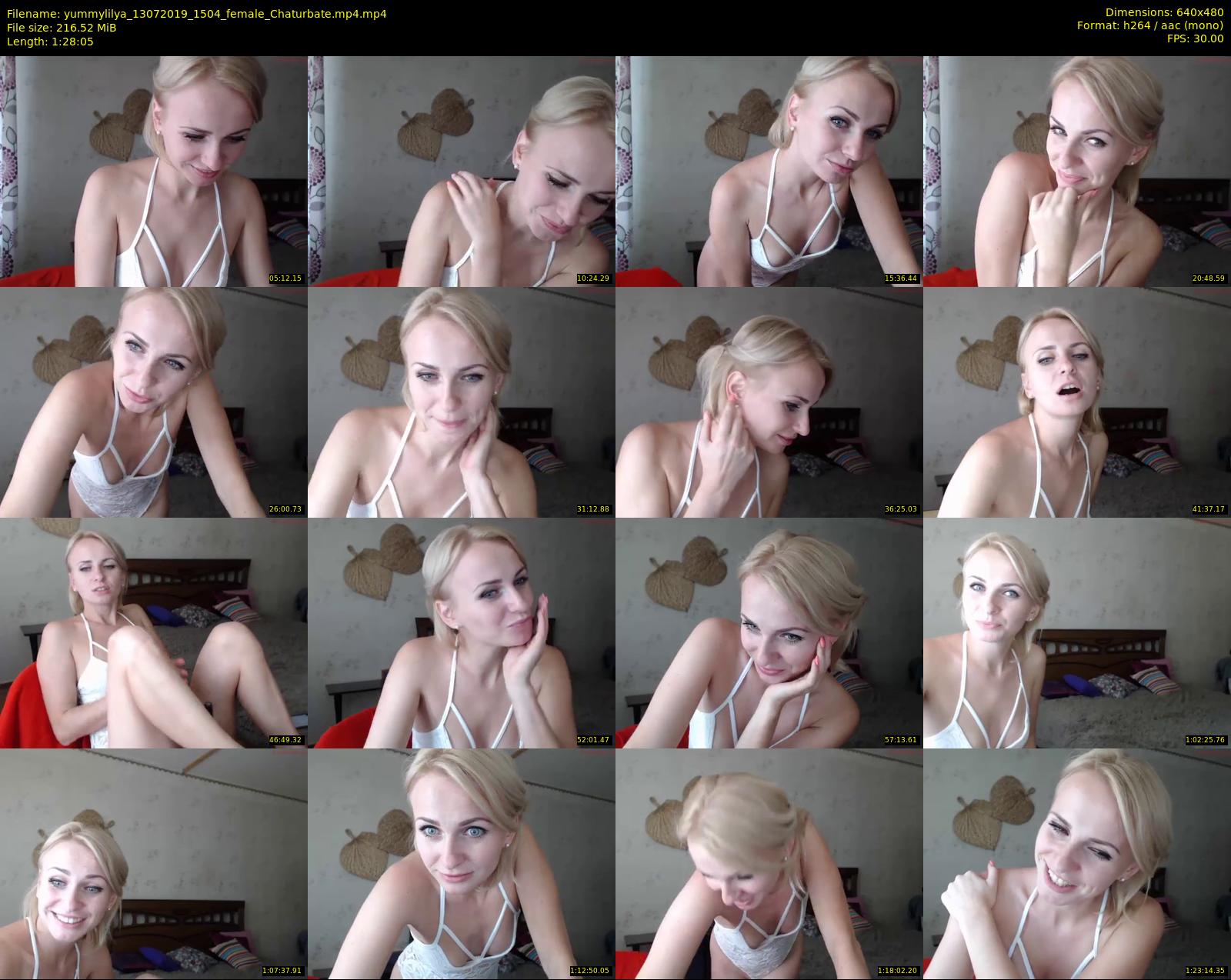 yummylilya — 89 minute Chaturbate female cam show recording, 480p, Jul 13, 2019