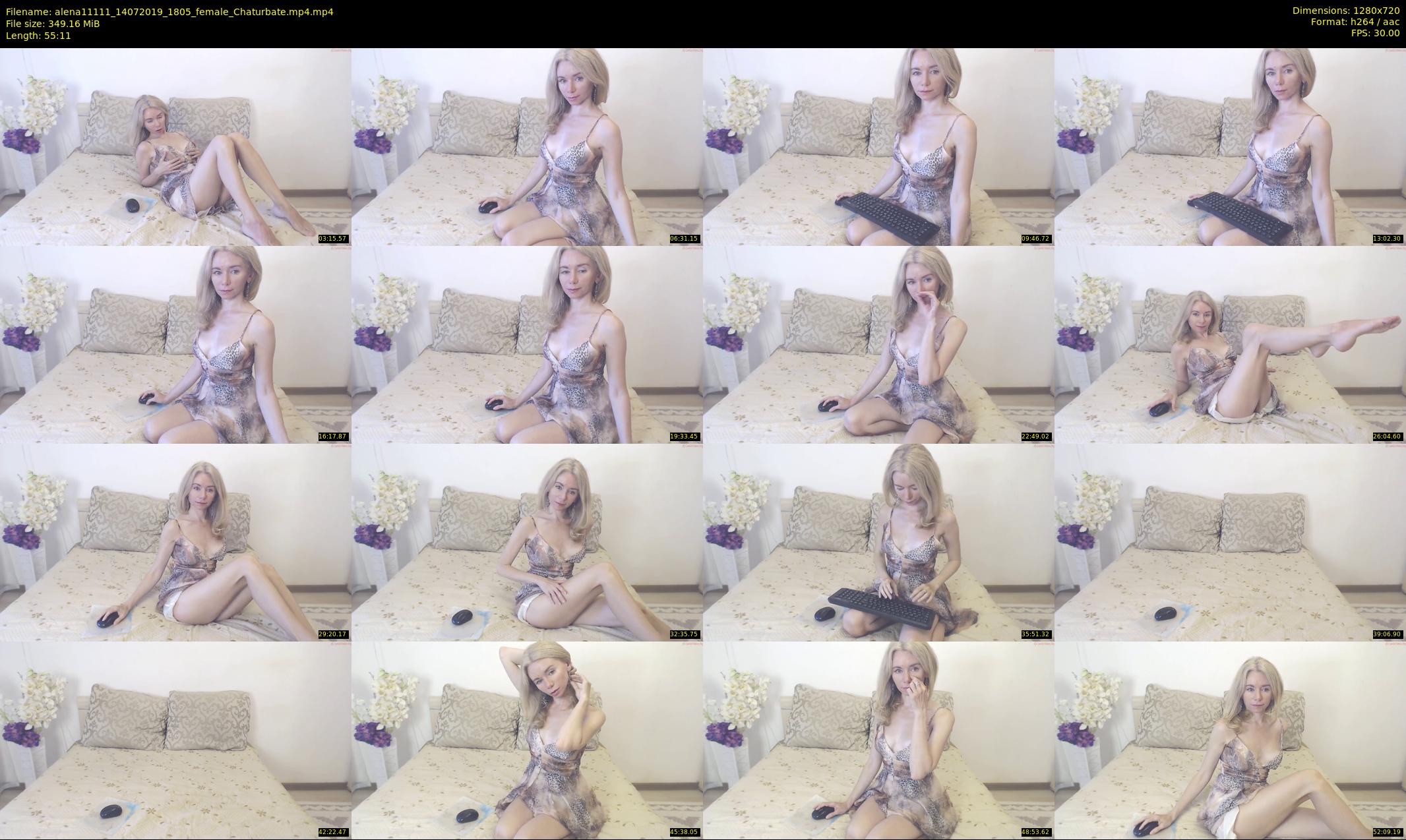 alena11111 — 56 minute Chaturbate female cam show recording, 720p, Jul 14, 2019
