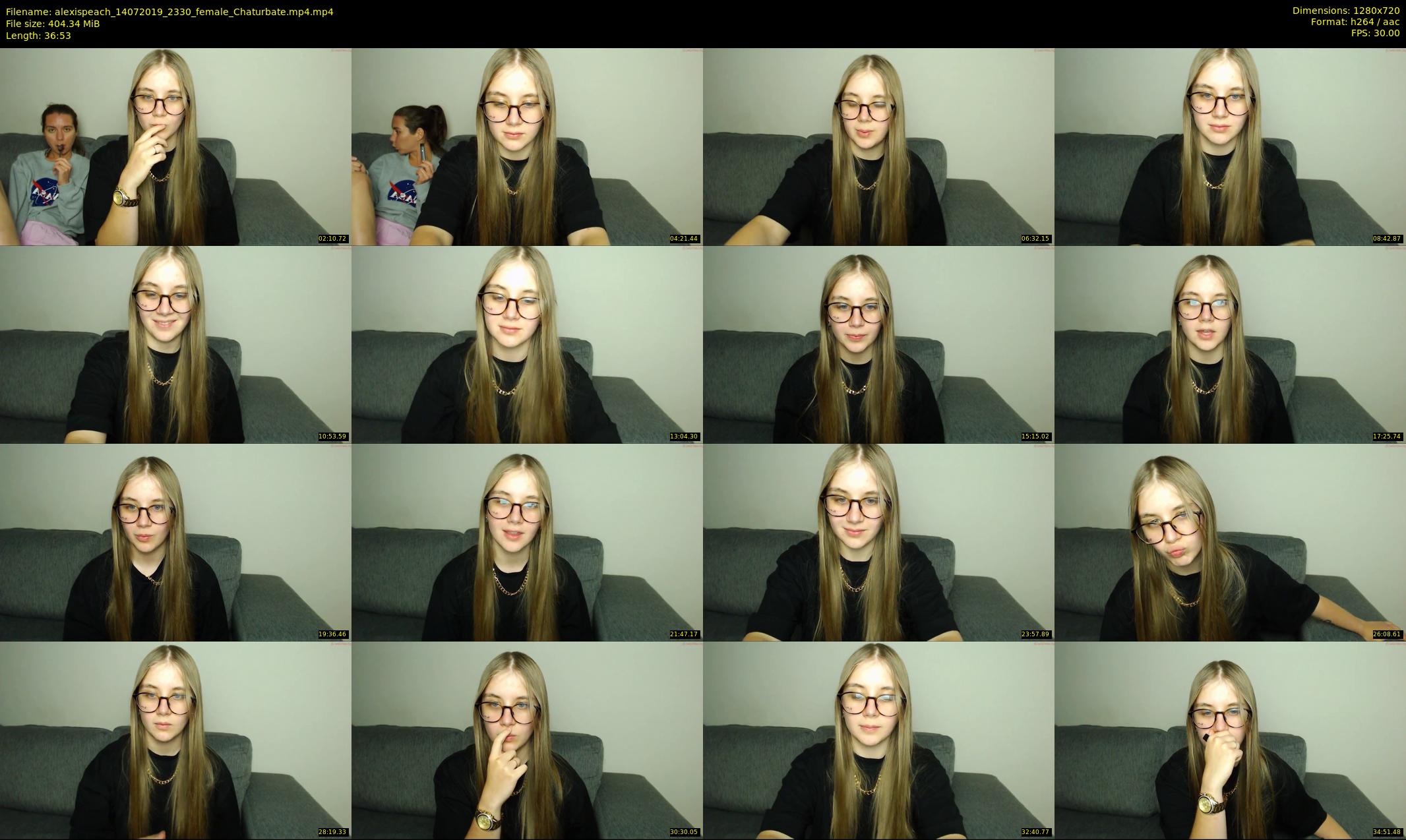 alexispeach — 37 minute Chaturbate female cam show recording, 720p, Jul 14, 2019