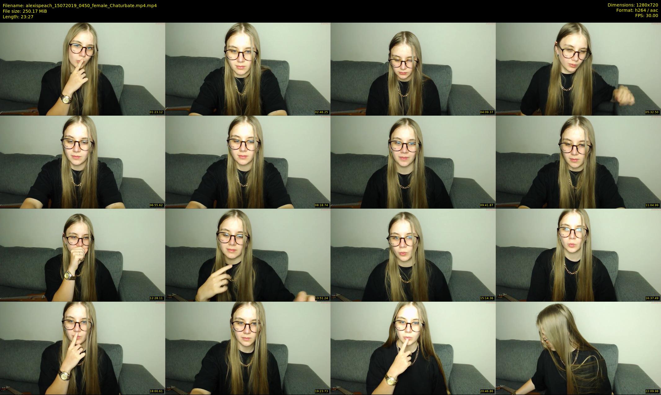 alexispeach — 24 minute Chaturbate female cam show recording, 720p, Jul 15, 2019