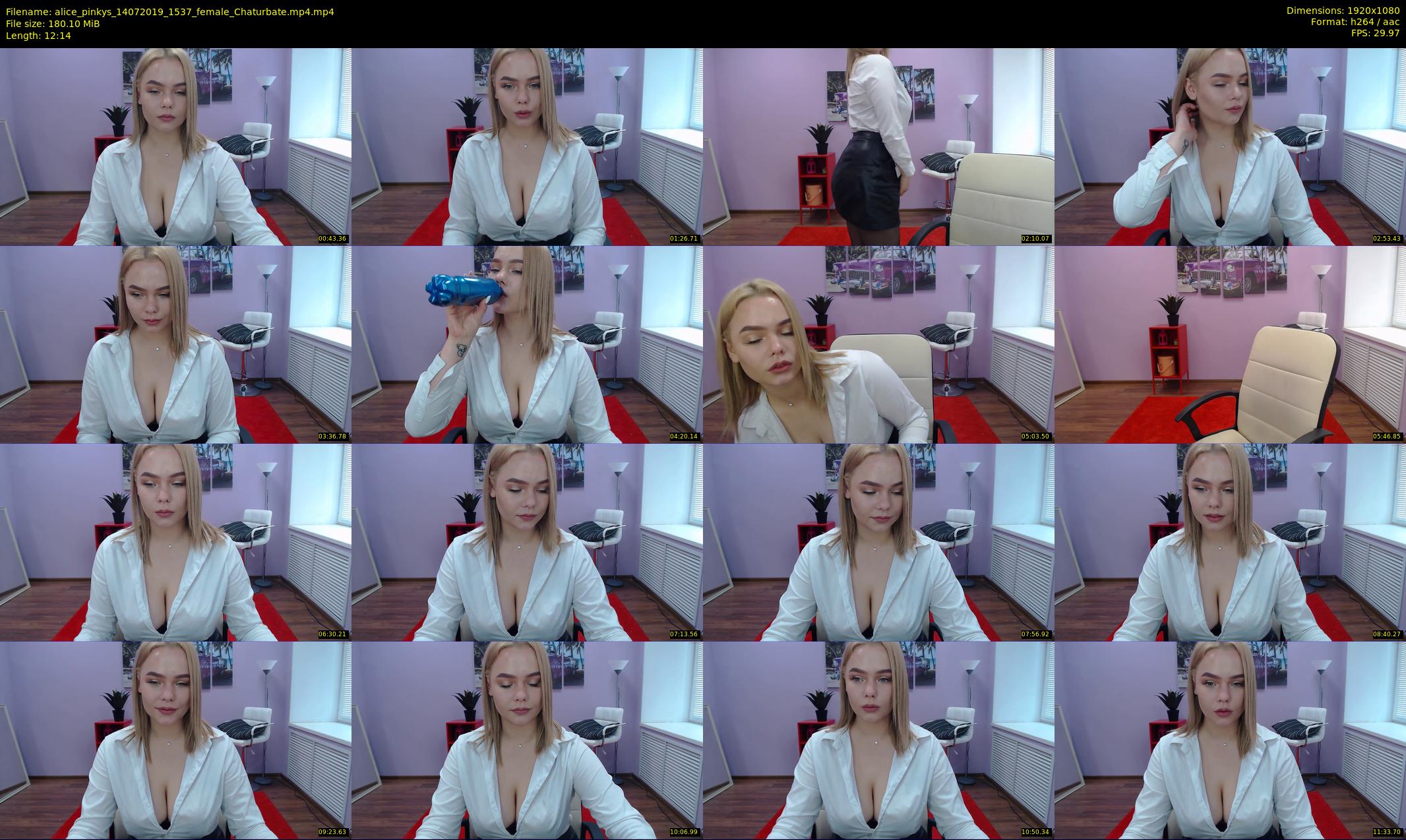 alice_pinkys — 13 minute Chaturbate female cam show recording, 1080p, Jul 14, 2019
