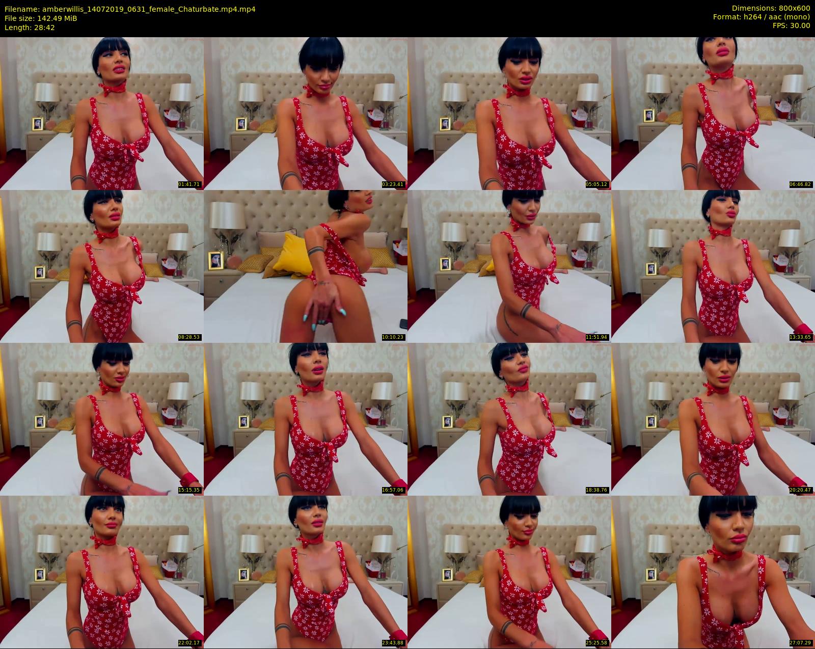 amberwillis — 29 minute Chaturbate female cam show recording, 480p, Jul 14, 2019