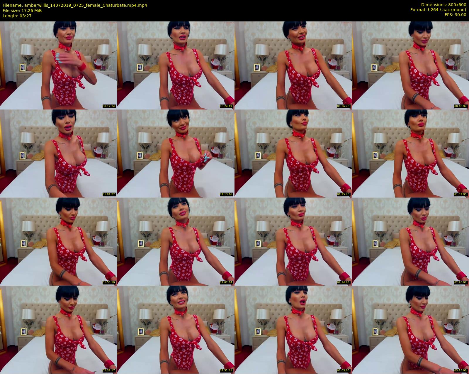 amberwillis — 4 minute Chaturbate female cam show recording, 480p, Jul 14, 2019