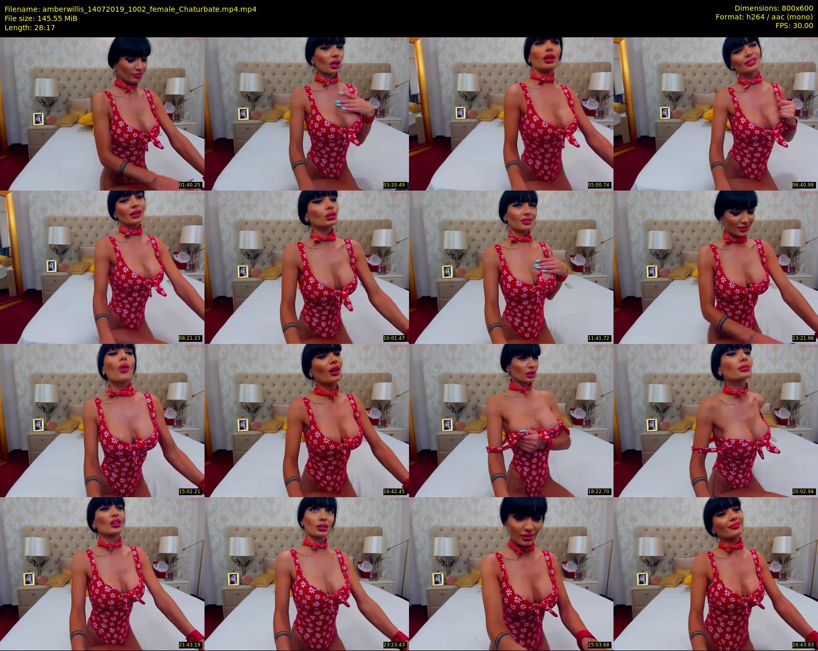 amberwillis — 29 minute Chaturbate female cam show recording, 480p, Jul 14, 2019