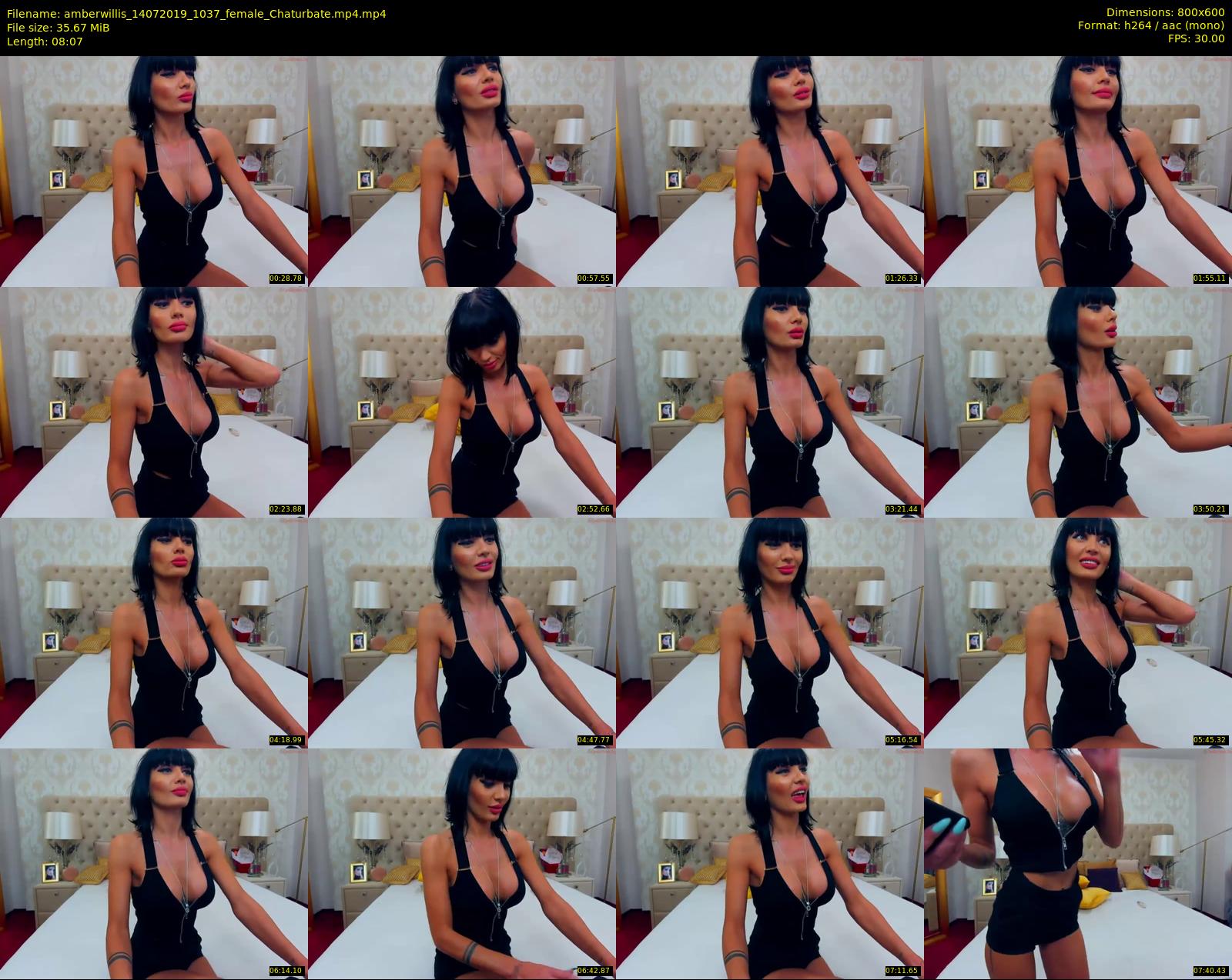 amberwillis — 9 minute Chaturbate female cam show recording, 480p, Jul 14, 2019