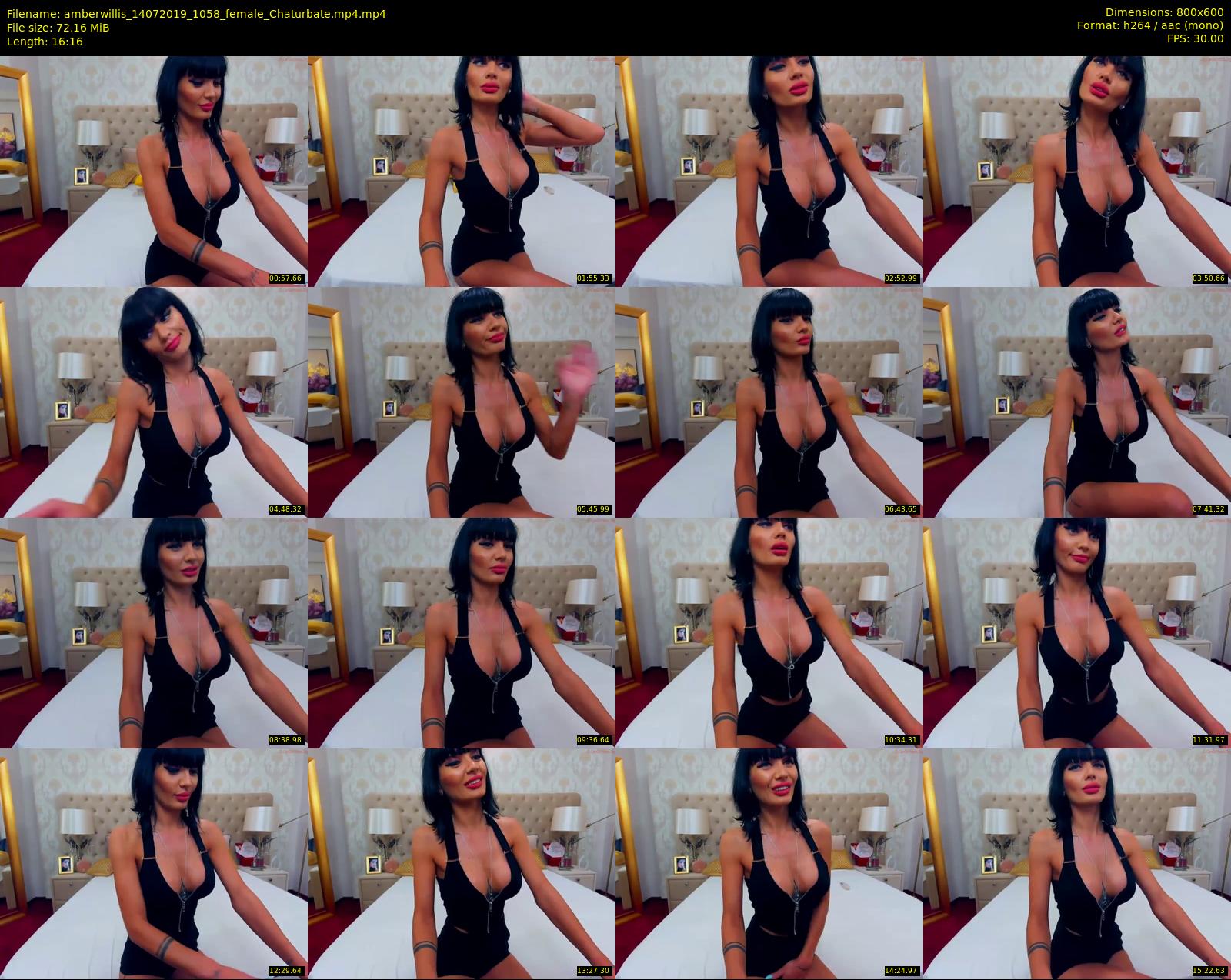 amberwillis — 17 minute Chaturbate female cam show recording, 480p, Jul 14, 2019