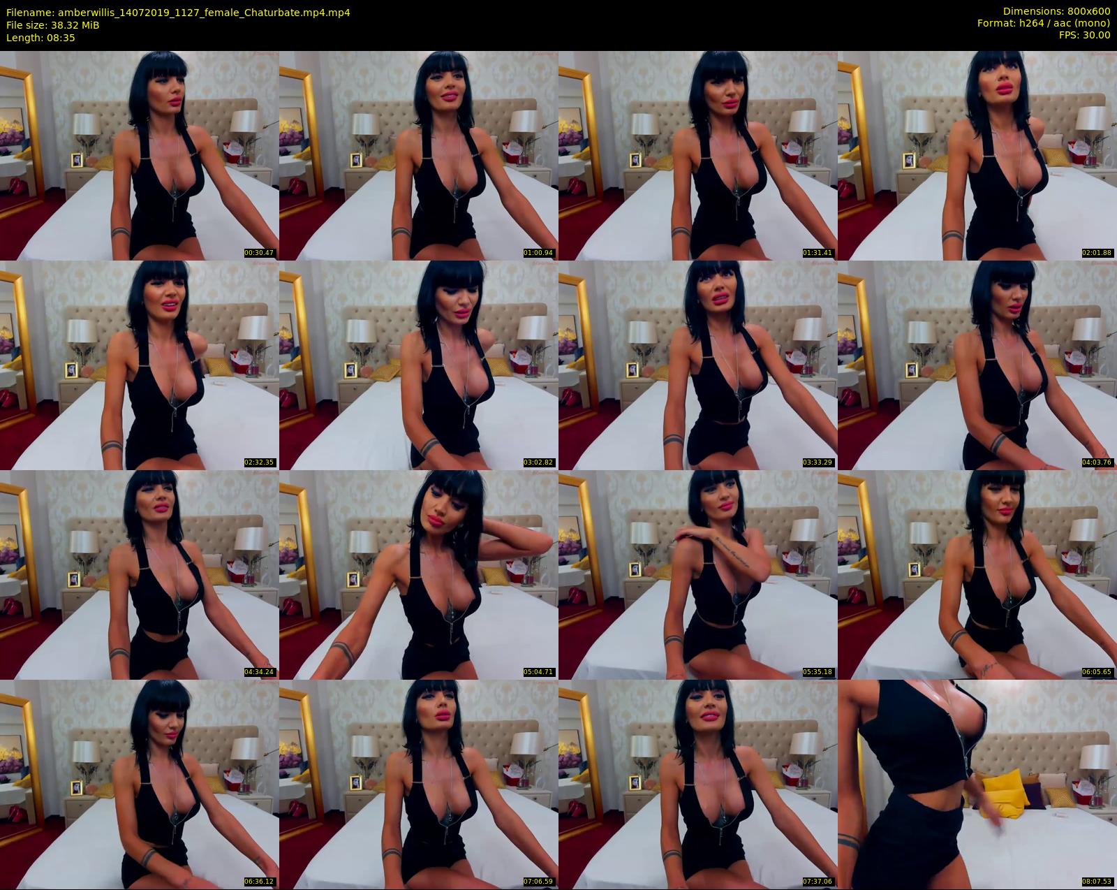 amberwillis — 9 minute Chaturbate female cam show recording, 480p, Jul 14, 2019