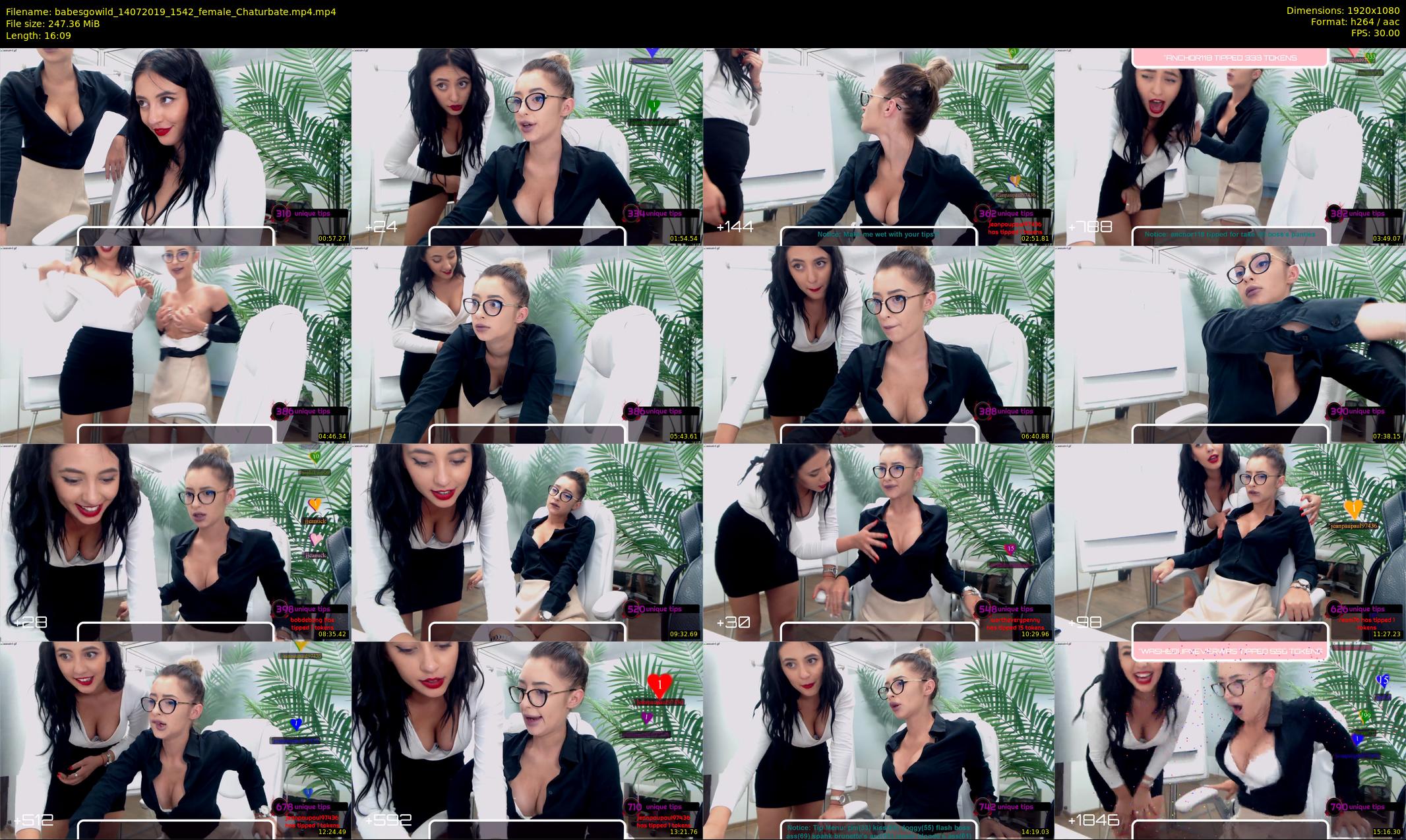 babesgowild — 17 minute Chaturbate couple cam show recording, 1080p, Jul 14, 2019