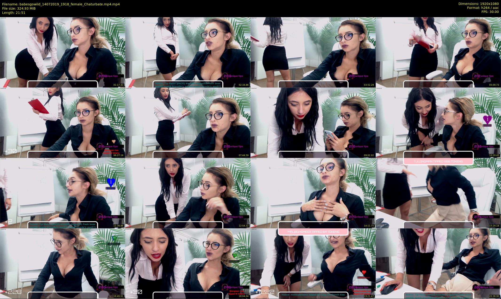babesgowild — 22 minute Chaturbate couple cam show recording, 1080p, Jul 14, 2019