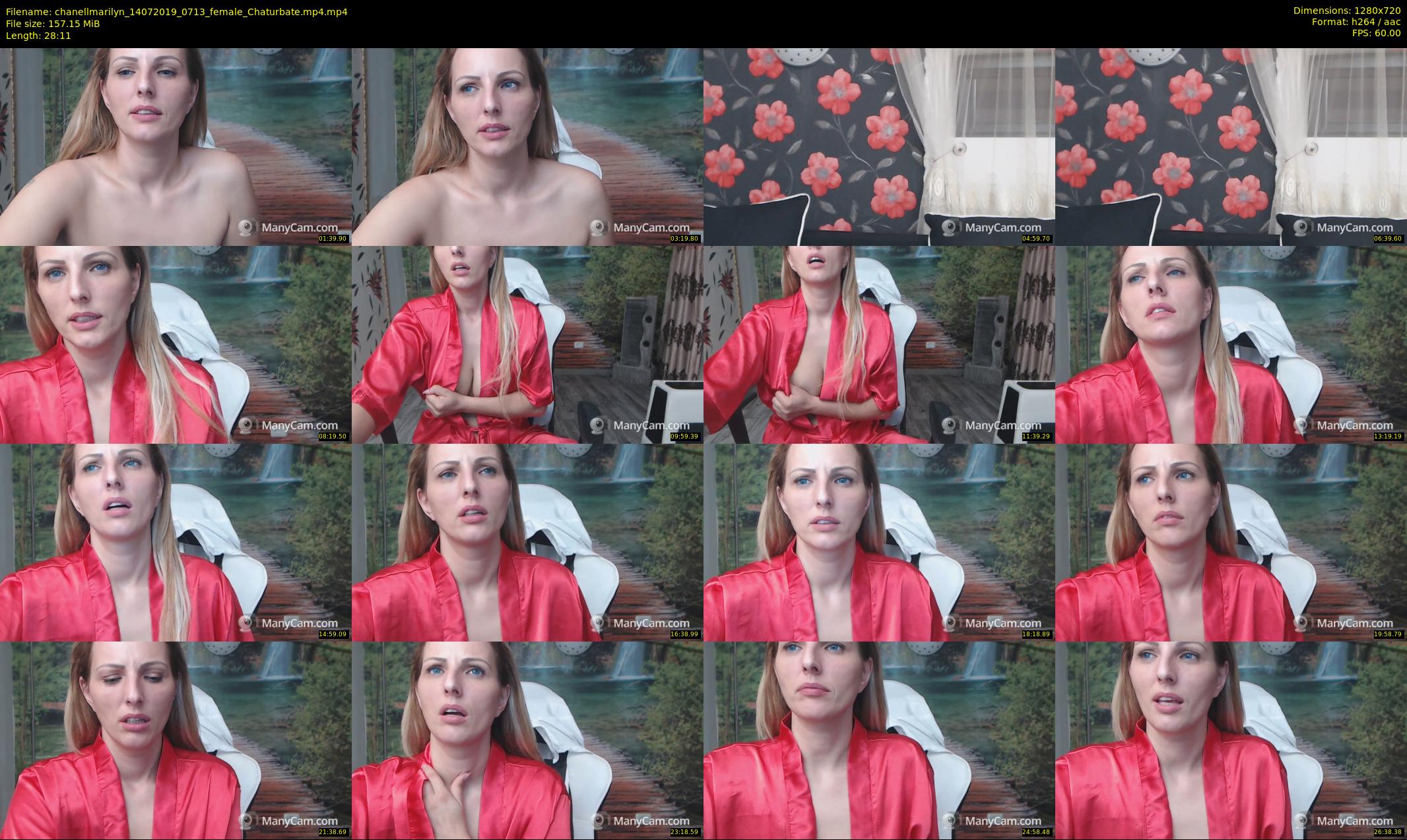 chanellmarilyn — 29 minute Chaturbate female cam show recording, 720p, Jul 14, 2019
